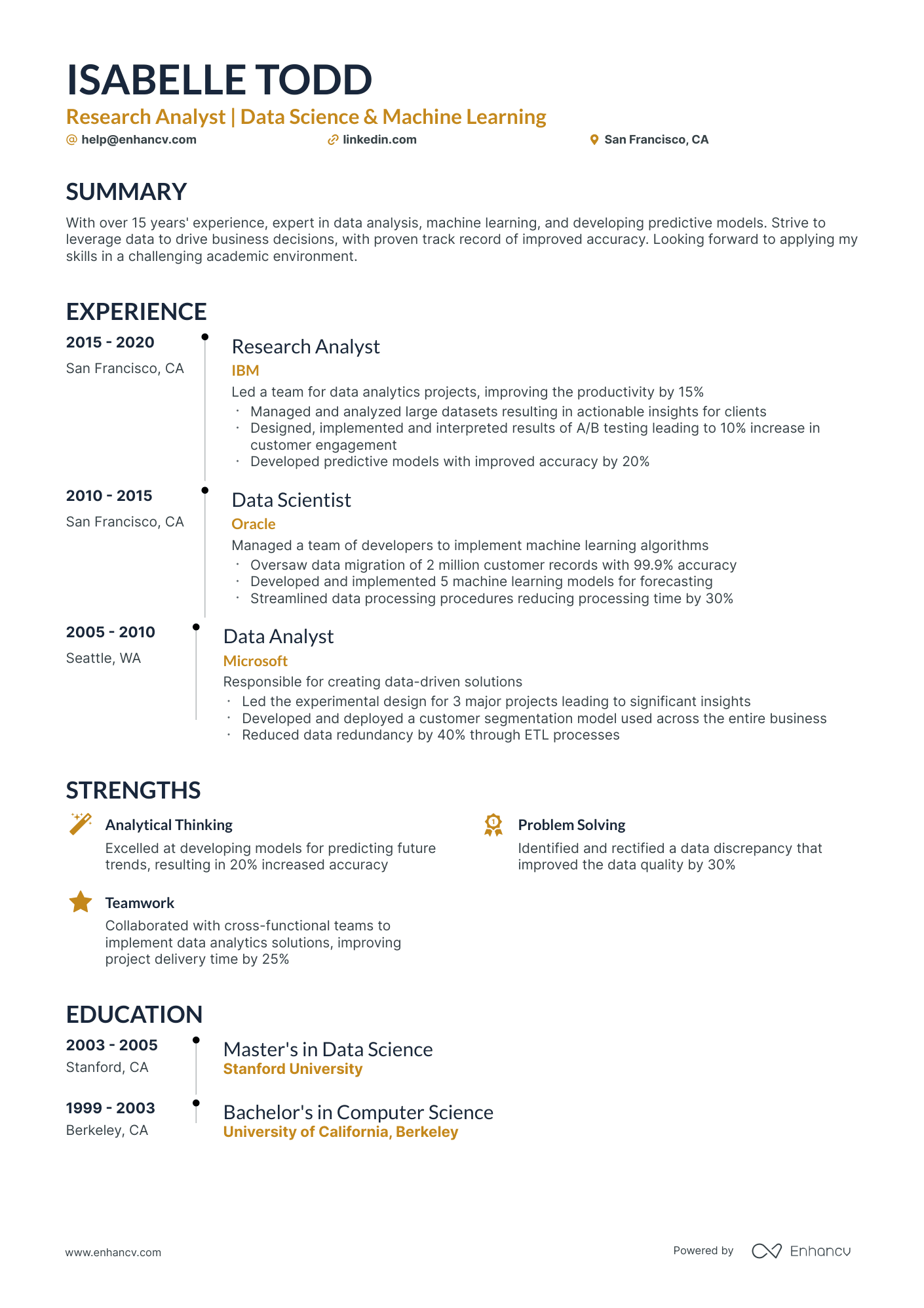 5 Grad School Resume Examples & Guide for 2024