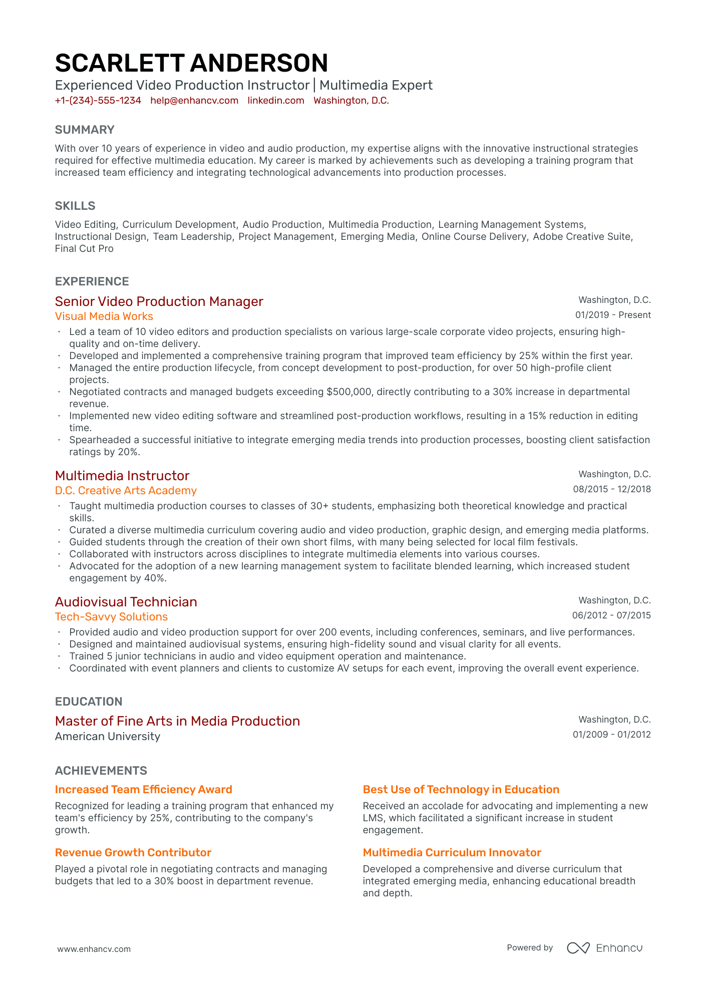 5 Film Production Resume Examples - AHR0cHM6Ly9jZG4uZW5oYW5jdi5jb20vcHJlZGVmaW5lZC1leGFtcGxlcy91bzFSaXpOaHpwbG1uVTB1YVpTRkVtVG5MVDVEWTM0SDVxY3JsaTJKL2ltYWdlLnBuZw~~ 