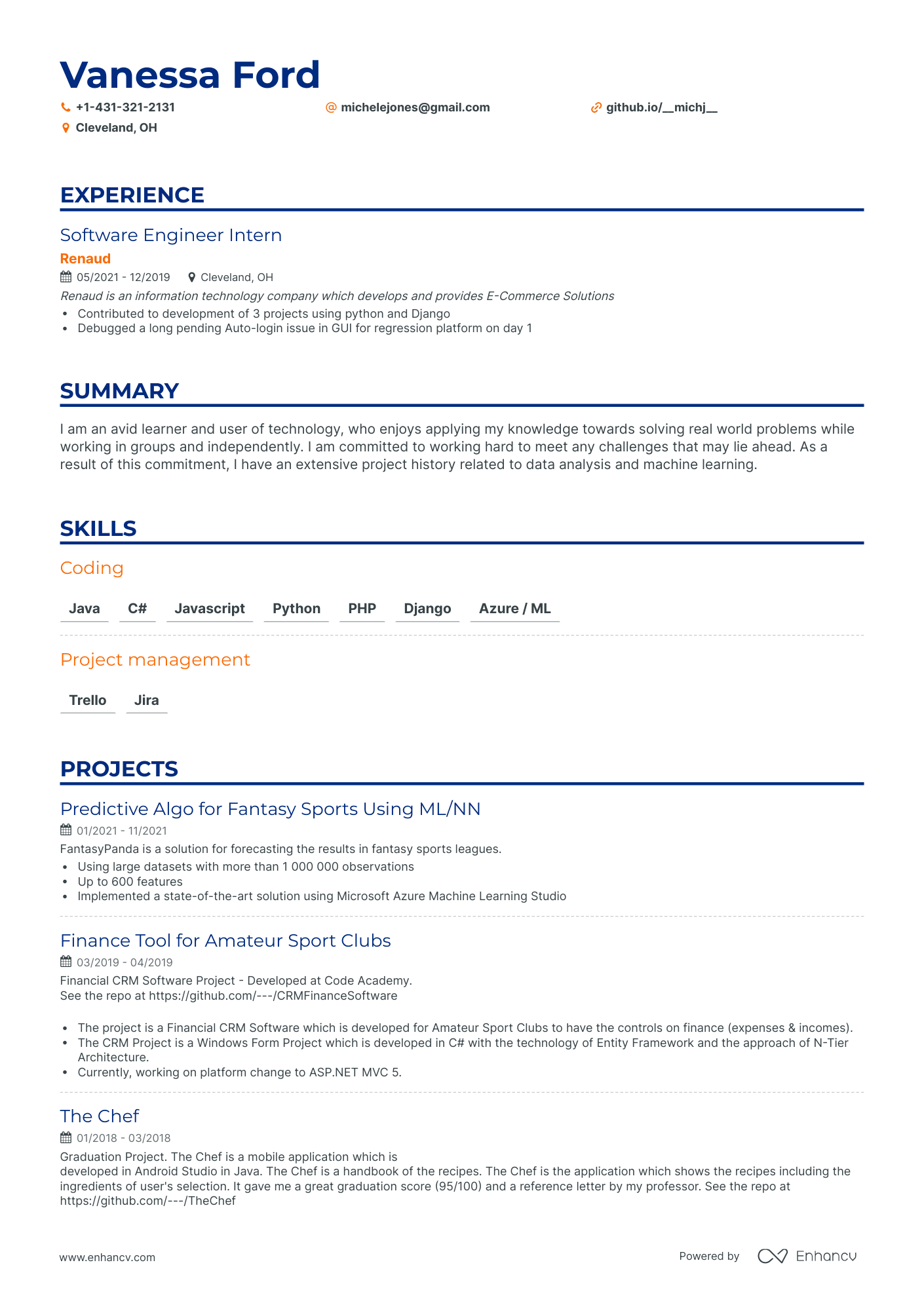 5 Entry Level Software Engineer Resume Examples & Guide for 2024