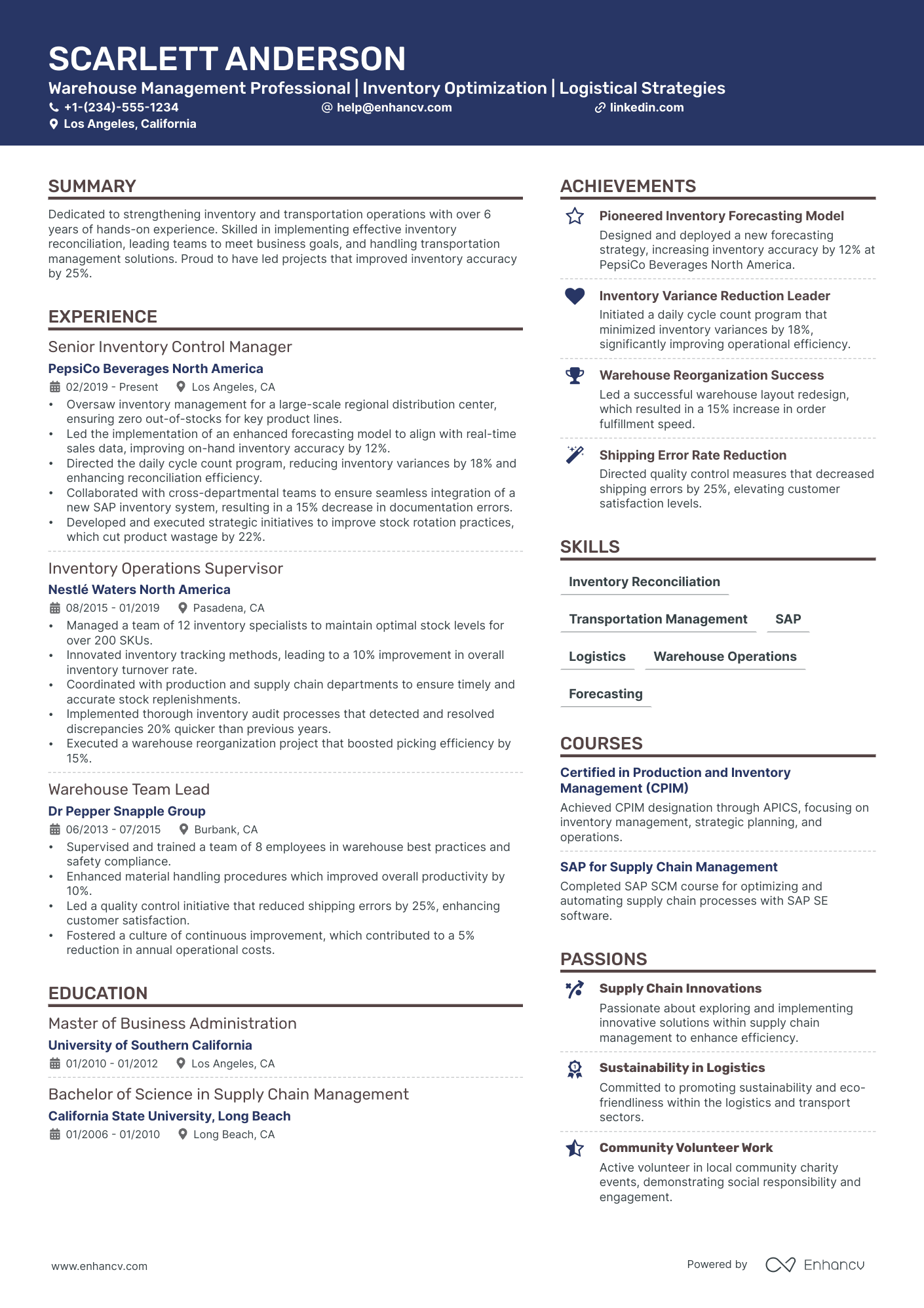 5 Transport Manager Resume Examples & Guide for 2024