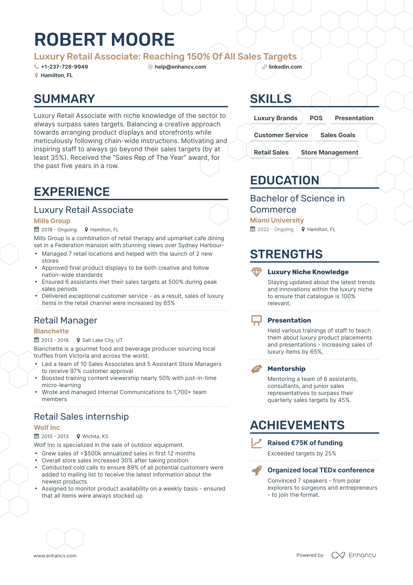 21 Retail Resume Examples & Guide for 2024