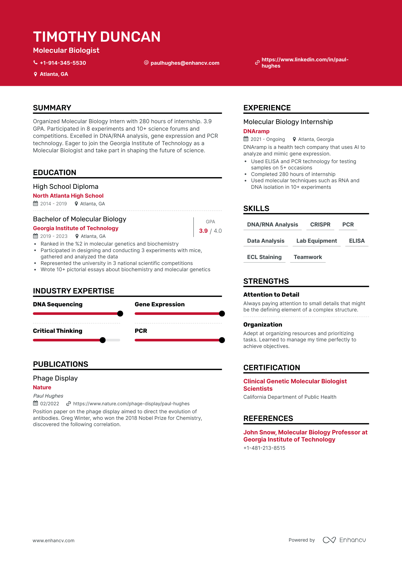 Bid Manager Resume Examples & Guide For 2023 (layout, Skills, Keywords 