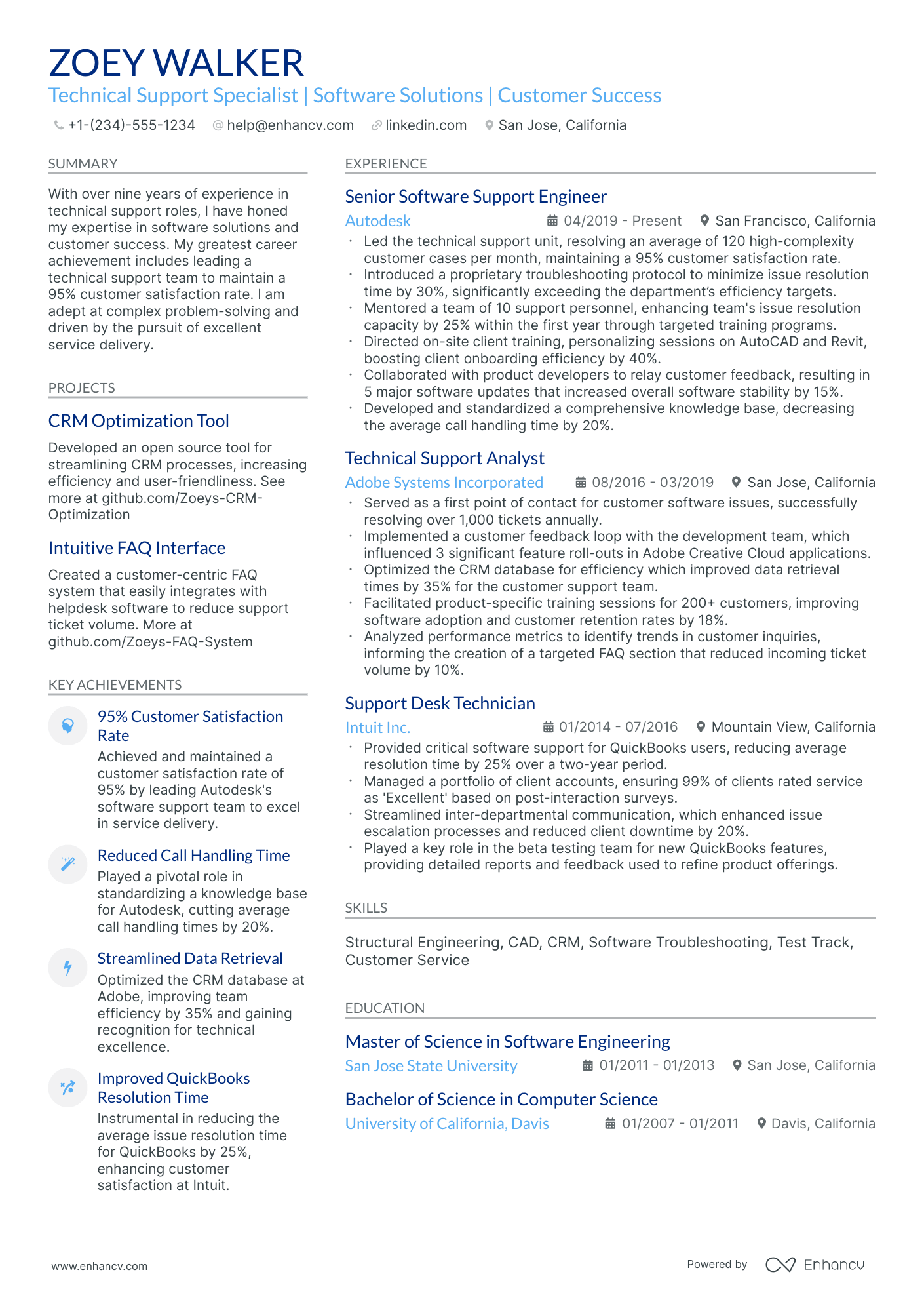 10 Technical Support Manager Resume Examples & Guide for 2026