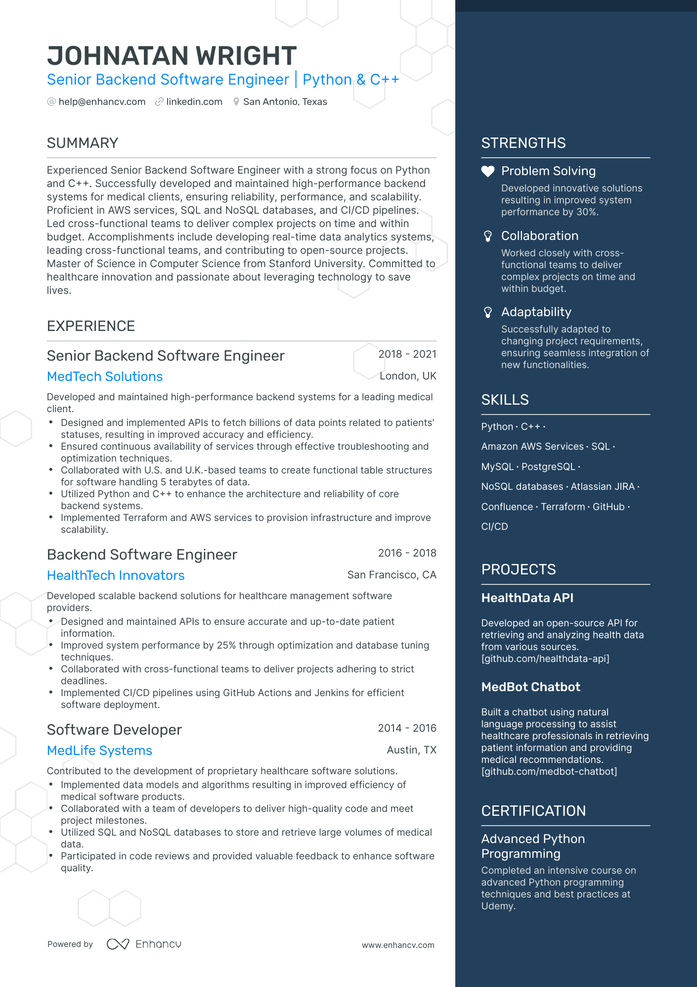 5 Junior Front-end Developer Resume Examples & Guide for 2024