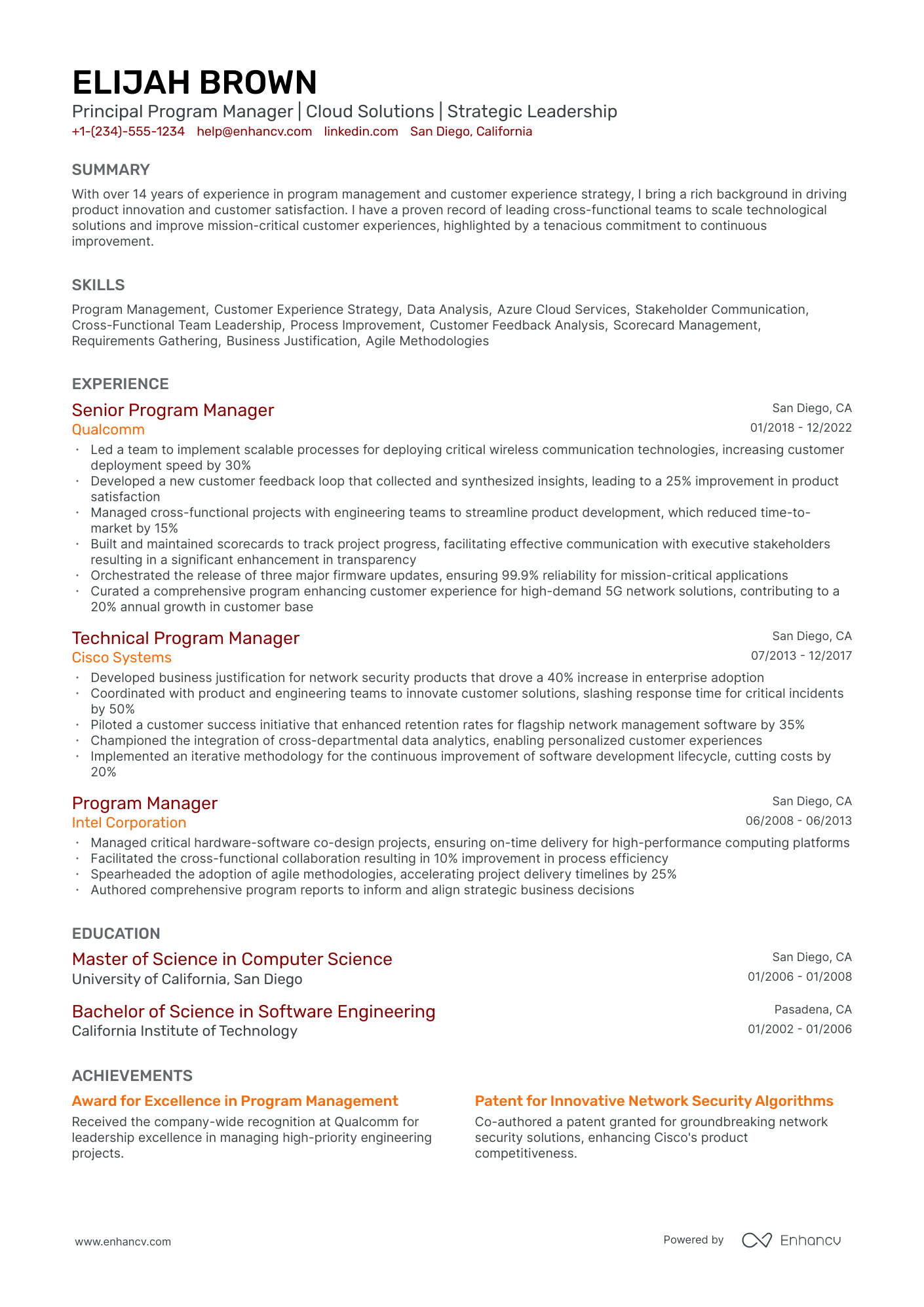 5 Microsoft Program Manager Resume Examples & Guide for 2024