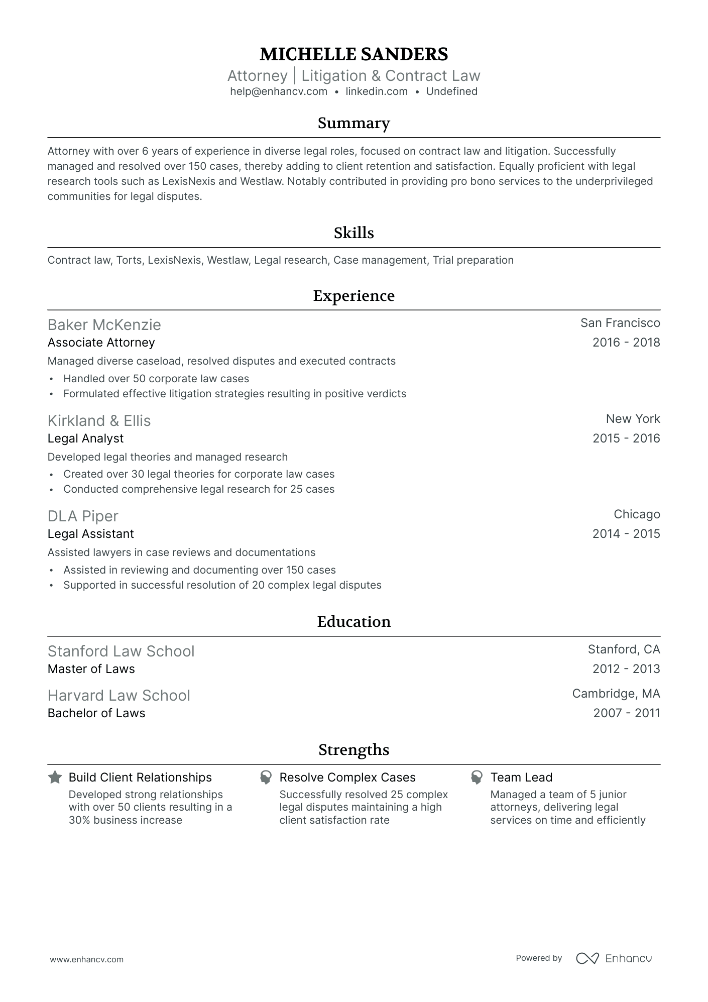 10 Entry-Level Attorney Resume Examples & Guide for 2026