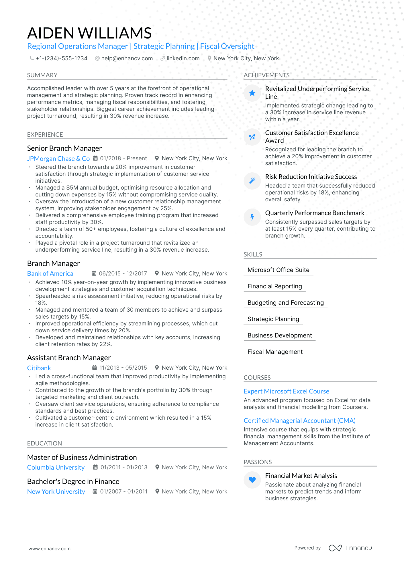 5 Regional Director Resume Examples & Guide for 2024