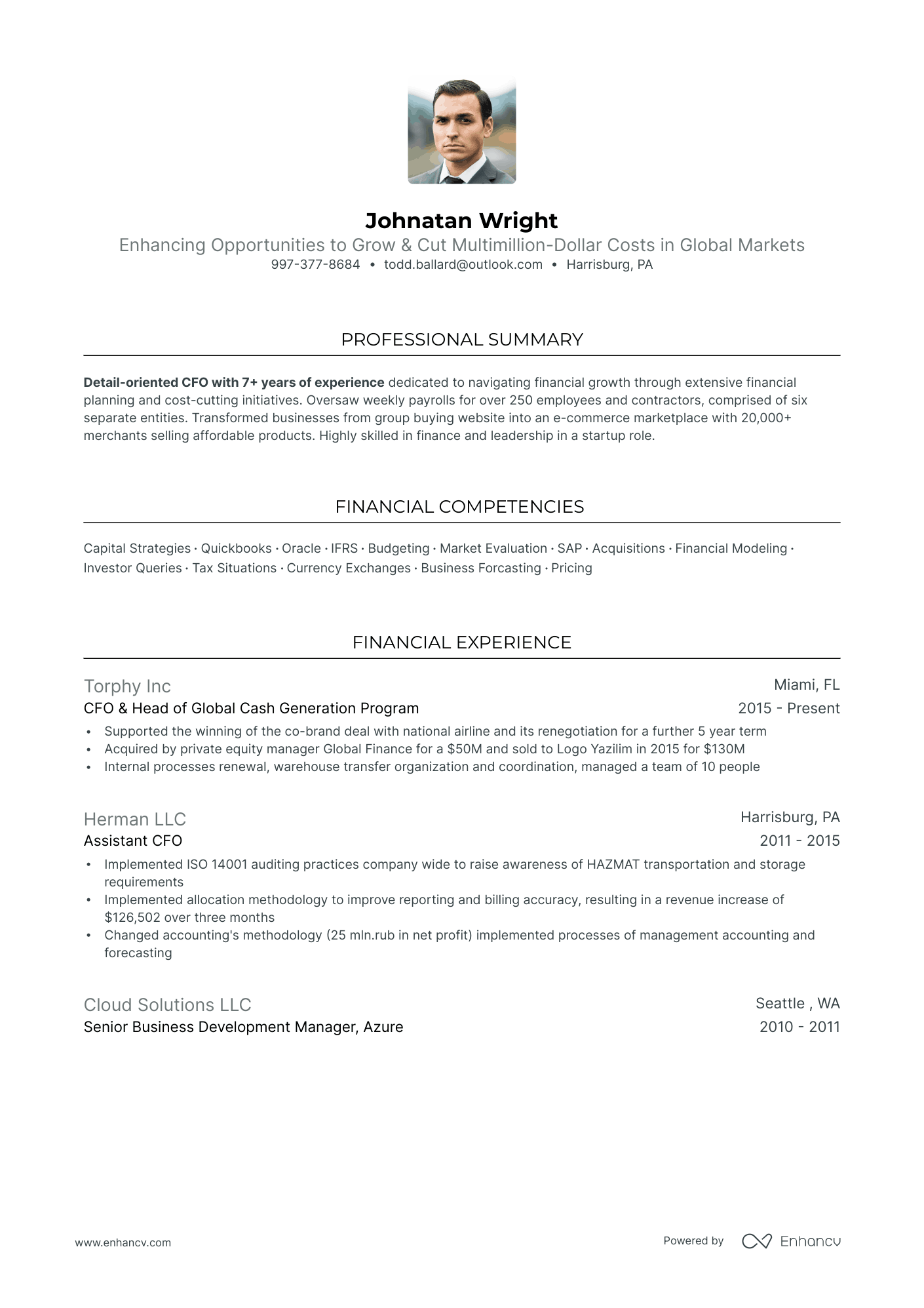 5 Chief Financial Officer Resume - AHR0cHM6Ly9jZG4uZW5oYW5jdi5jb20vcHJlZGVmaW5lZC1leGFtcGxlcy9Bck9yelVuOHp4NjBteElua2hpWDJqcndSYzJrbGptT1FTMnUyUjNhL2ltYWdlLnBuZw~~. 