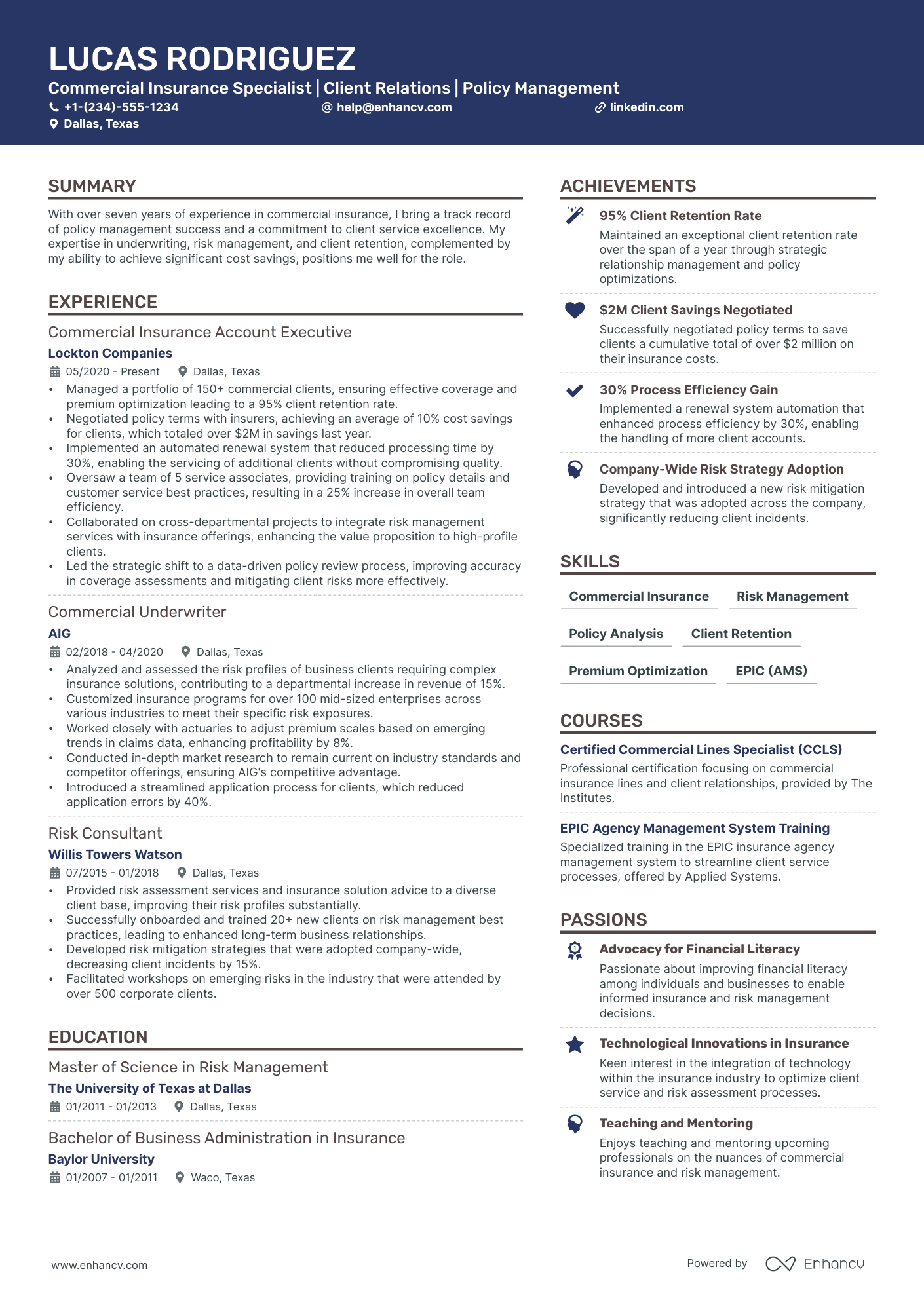 5 Client Service Manager Resume Examples & Guide for 2024