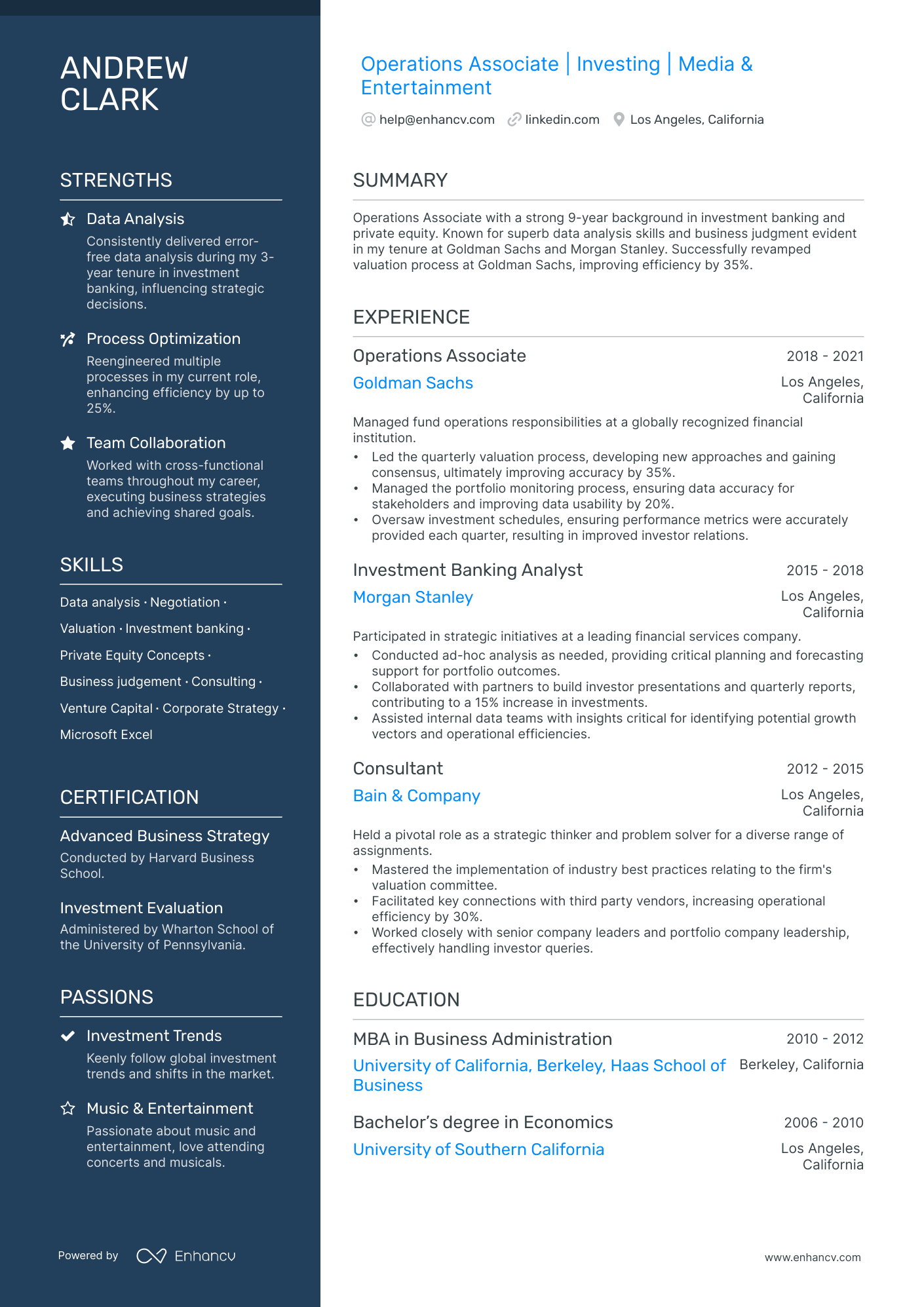 5 Operations Associate Resume Examples & Guide for 2024