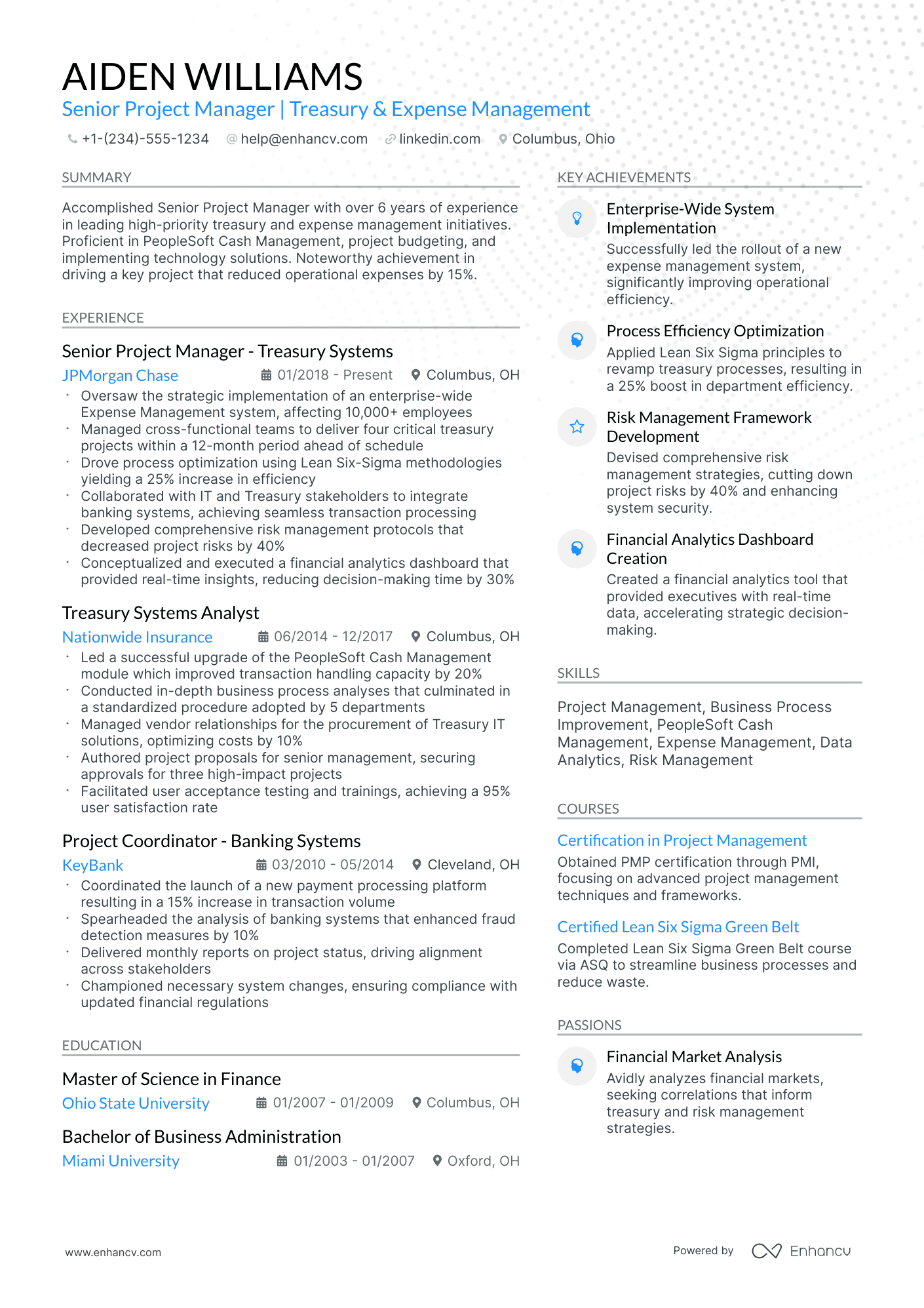 10 Business Project Manager Resume Examples & Guide for 2026