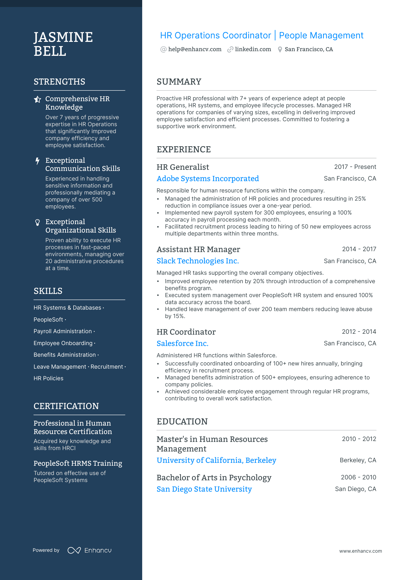 20 Human Resources Resume Examples & Guide for 2024