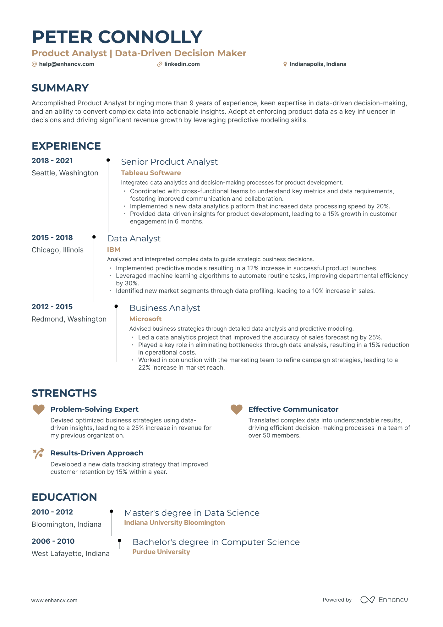 5 Product Analyst Resume Examples & Guide for 2024