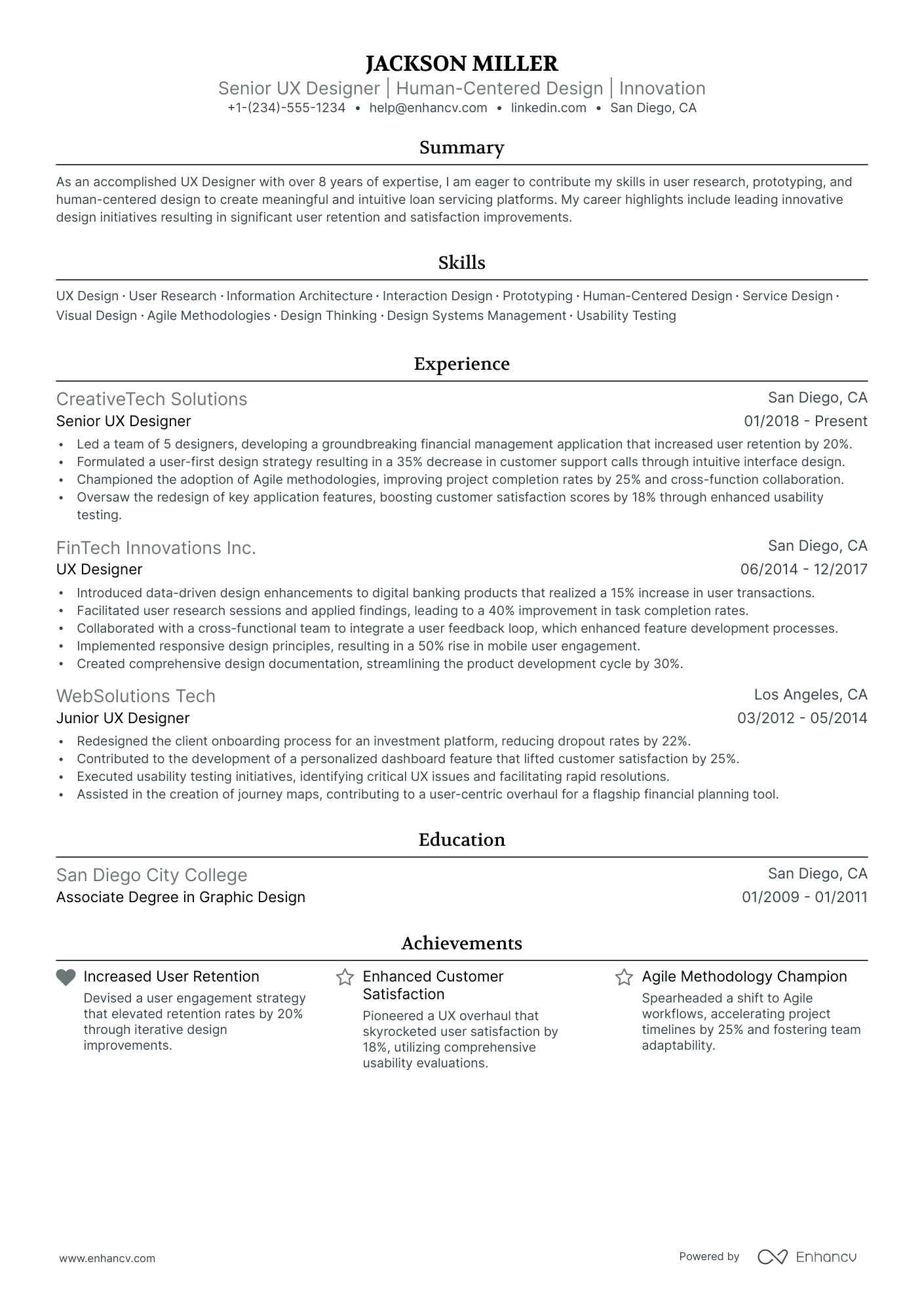 5 App Designer Resume Examples & Guide for 2024