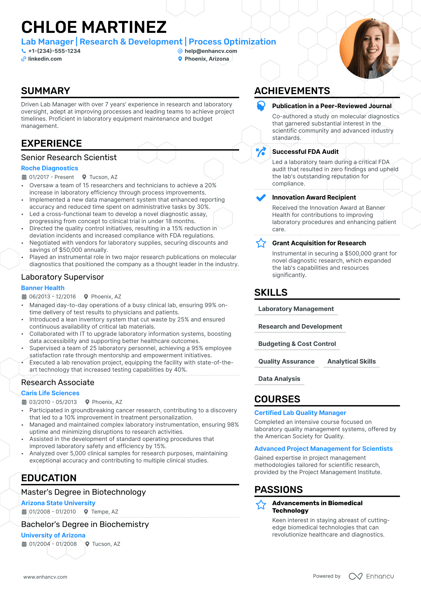 7 Scientist Resume Examples & Guide for 2024