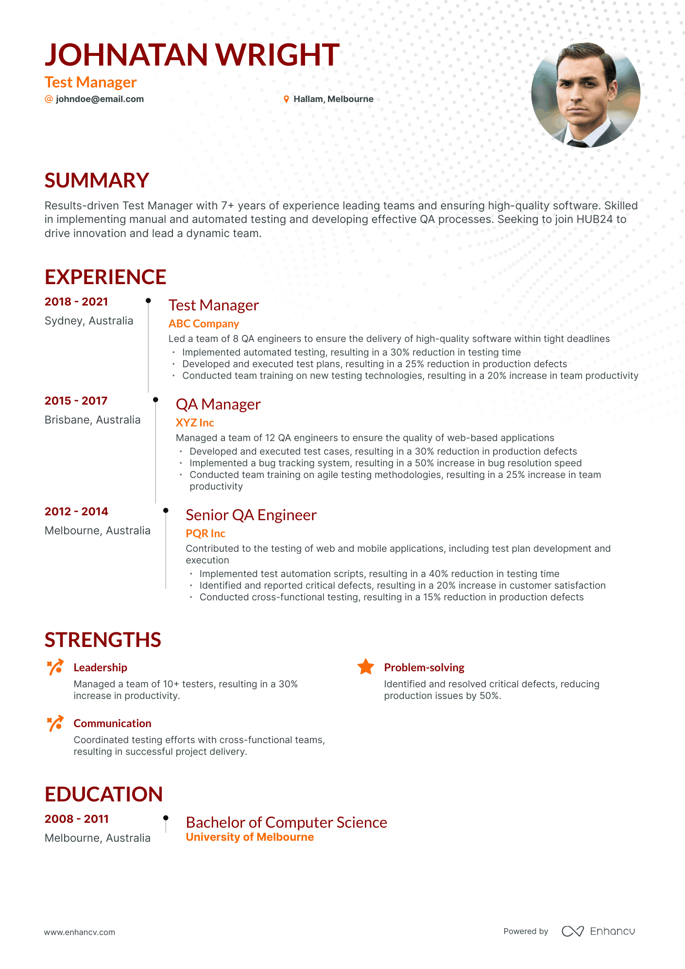 5 Test Manager Resume Examples & Guide for 2023