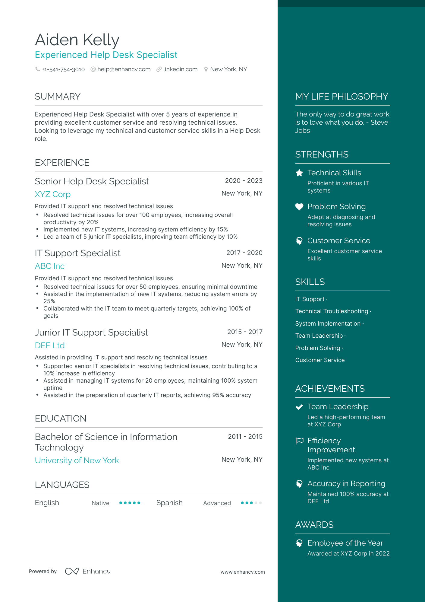 7 IT Support Resume Examples & Guide for 2023