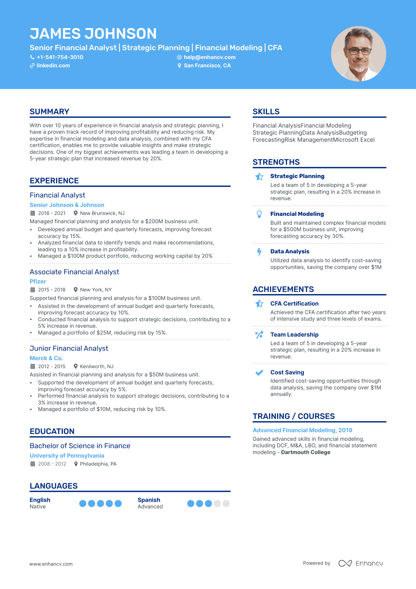 12 Financial Analyst Resume Examples & Guide for 2024