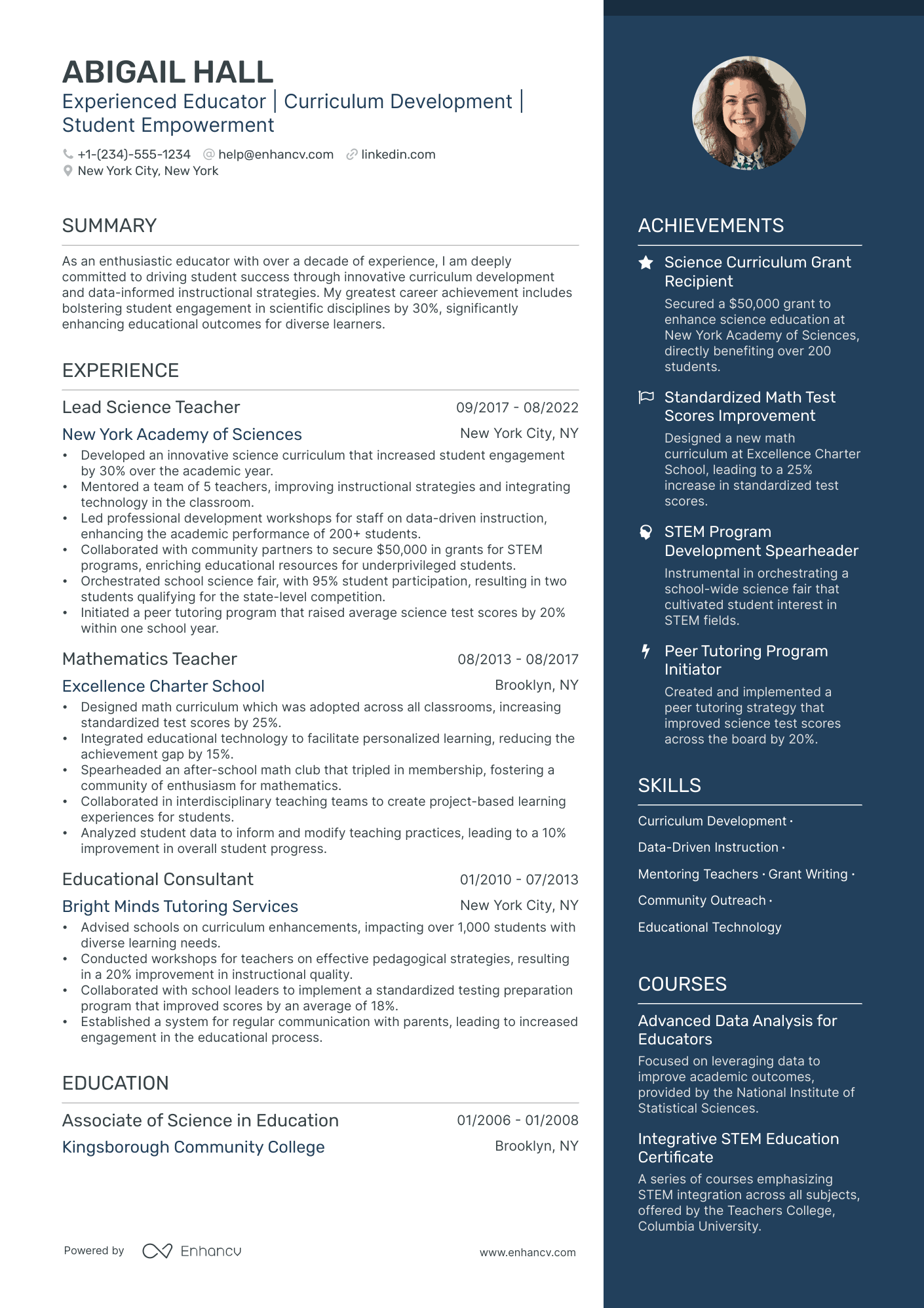 5 Music Teacher Resume Examples & Guide for 2024