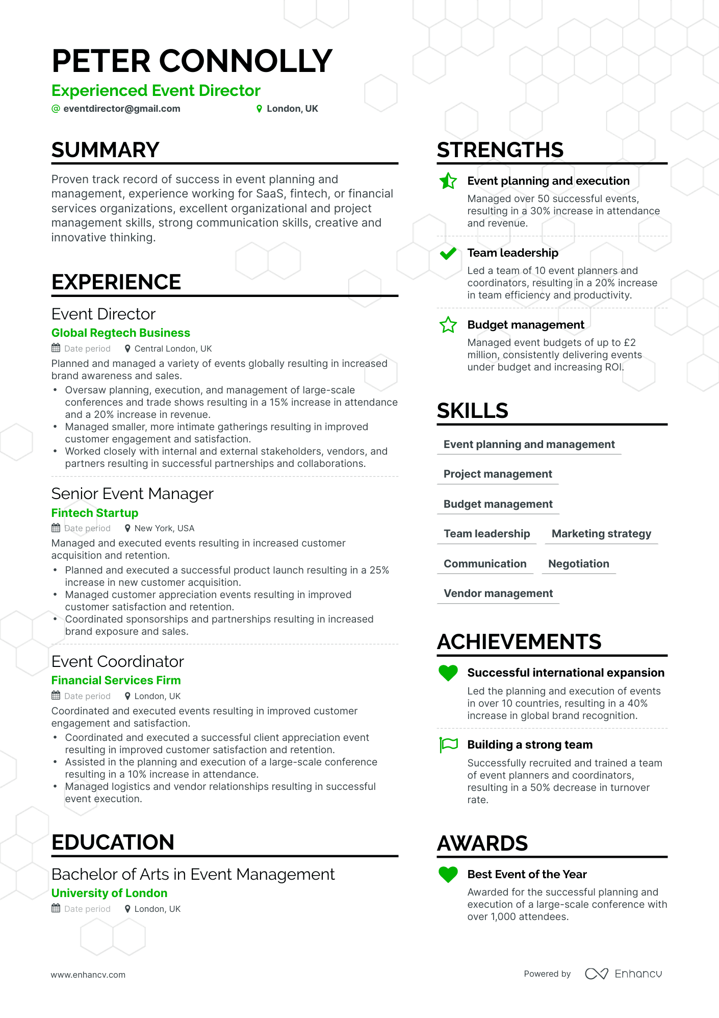 5 Event Director Resume Examples & Guide for 2024