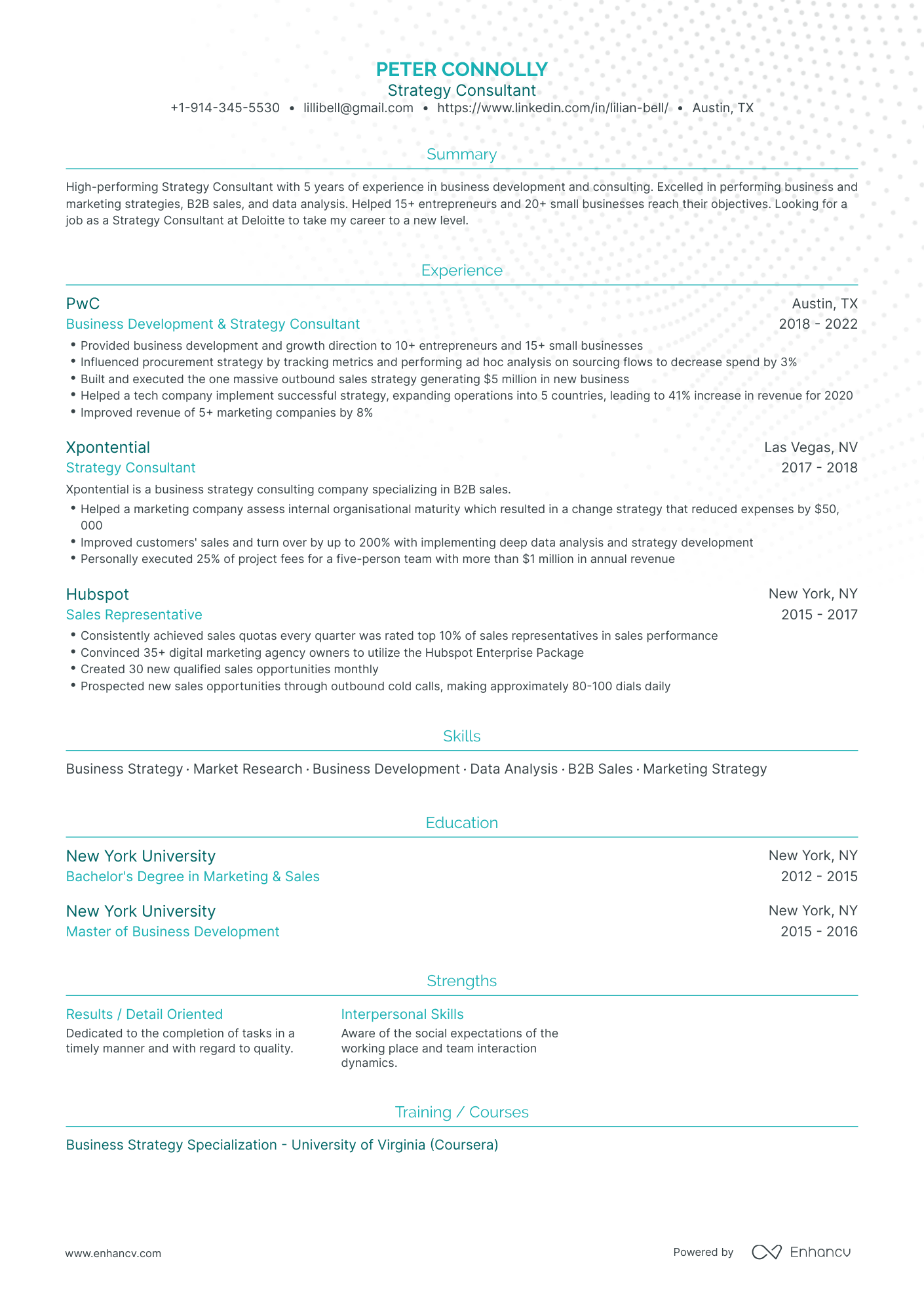 5 Deloitte Resume Examples & Guide for 2024