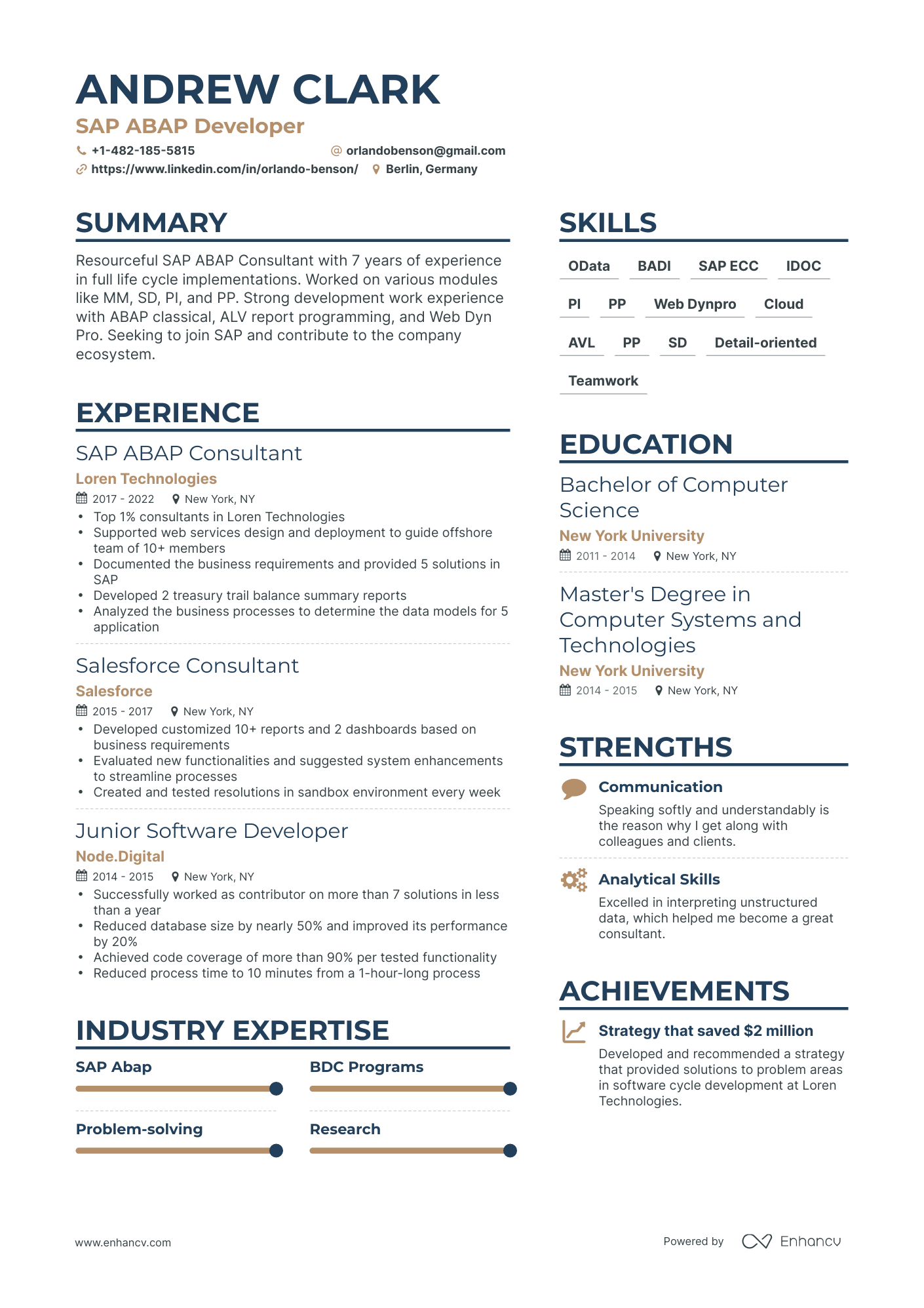 5 SAP Resume Examples amp Guide for - AHR0cHM6Ly9jZG4uZW5oYW5jdi5jb20vcHJlZGVmaW5lZC1leGFtcGxlcy9IdUh6NmFtTFlKUm1Ld2ZsaTQyTFlpN3dOMHZrT0h3SHJ1NXZvaUlwL2ltYWdlLnBuZw~~. 