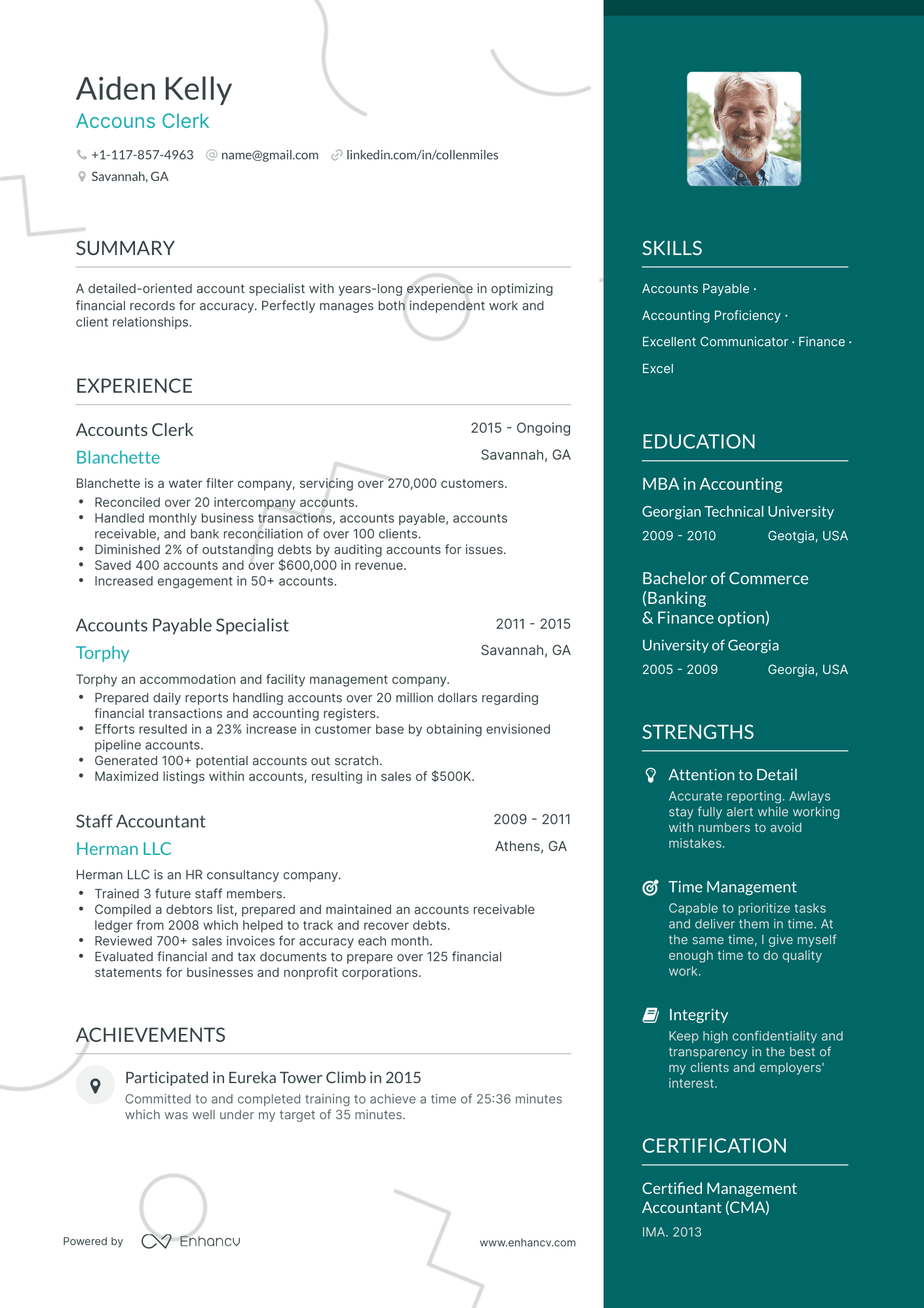 Accounts Clerk Resume Examples & Guide For 2023 (layout, Skills 