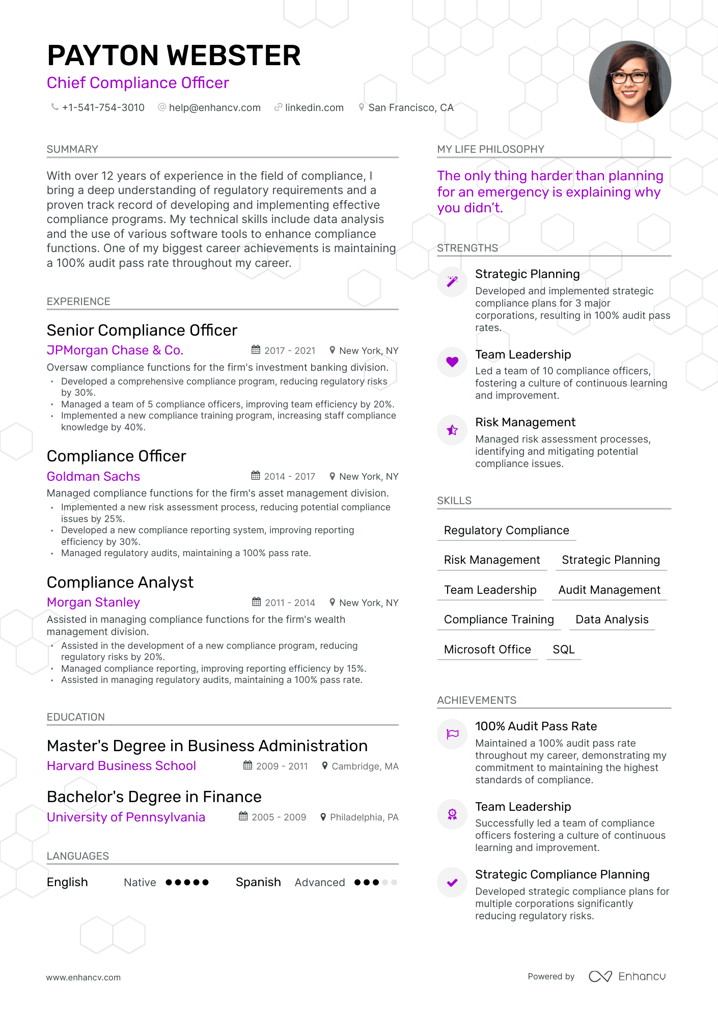 5 Chief Compliance Officer Resume Examples & Guide for 2024