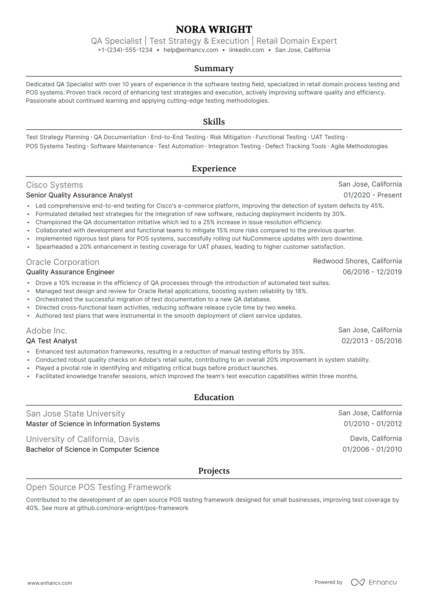 5 Software Test Engineer Resume Examples & Guide for 2024