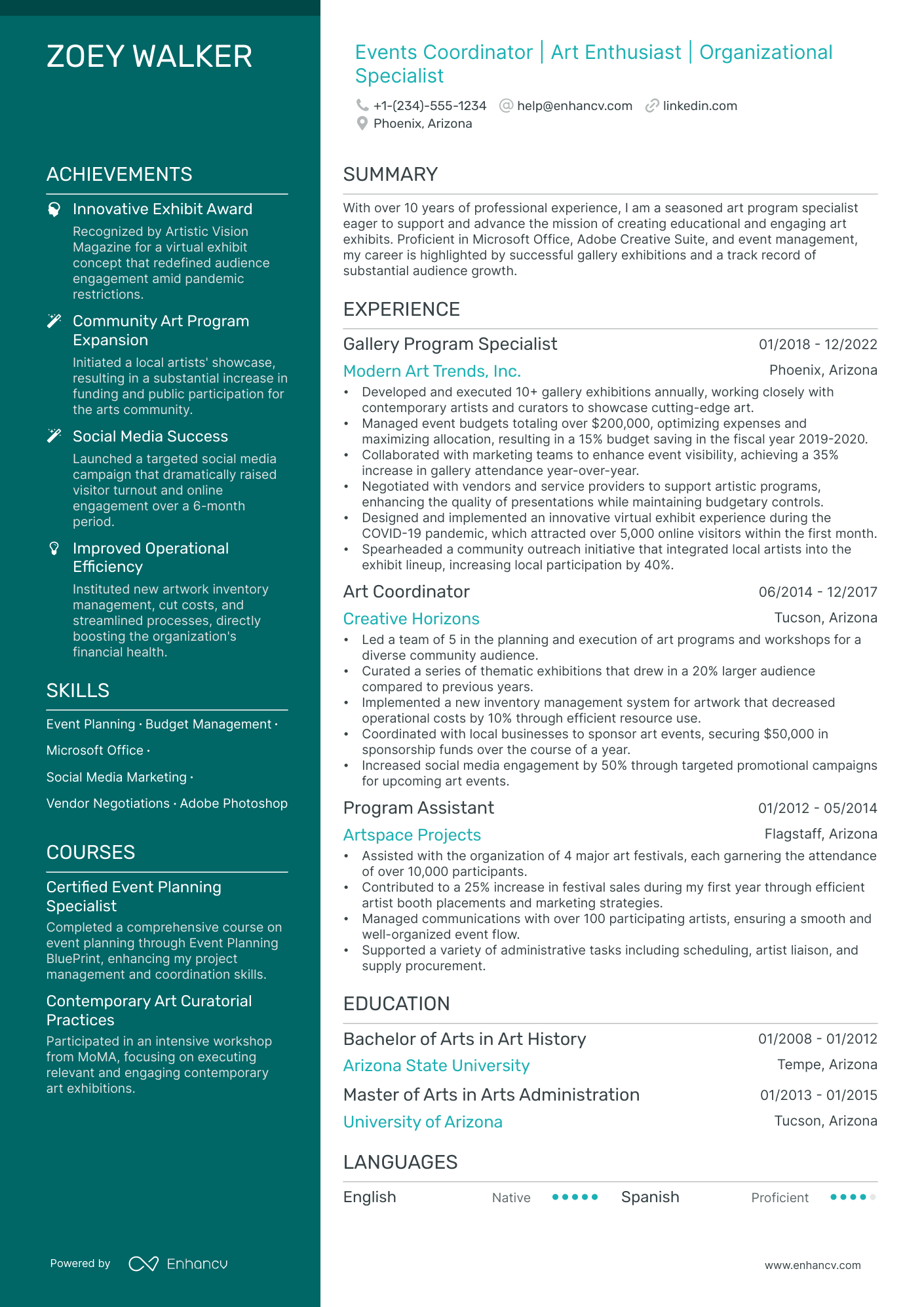 5 Gallery Director Resume Examples & Guide for 2024