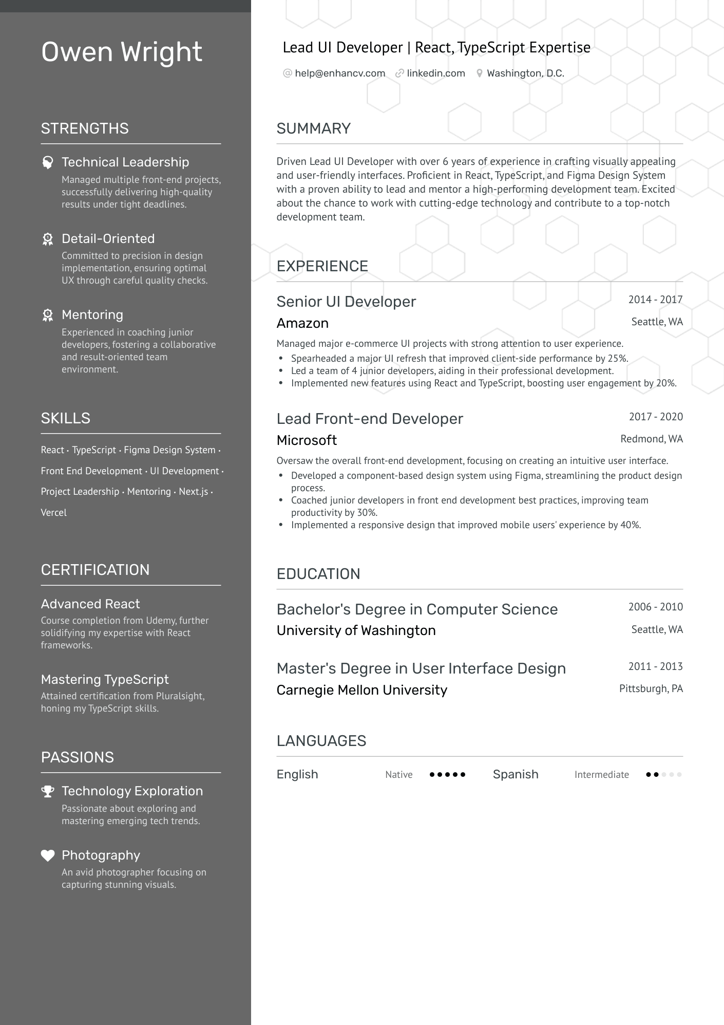 9 Front End Developer Resume Examples & Guide for 2024