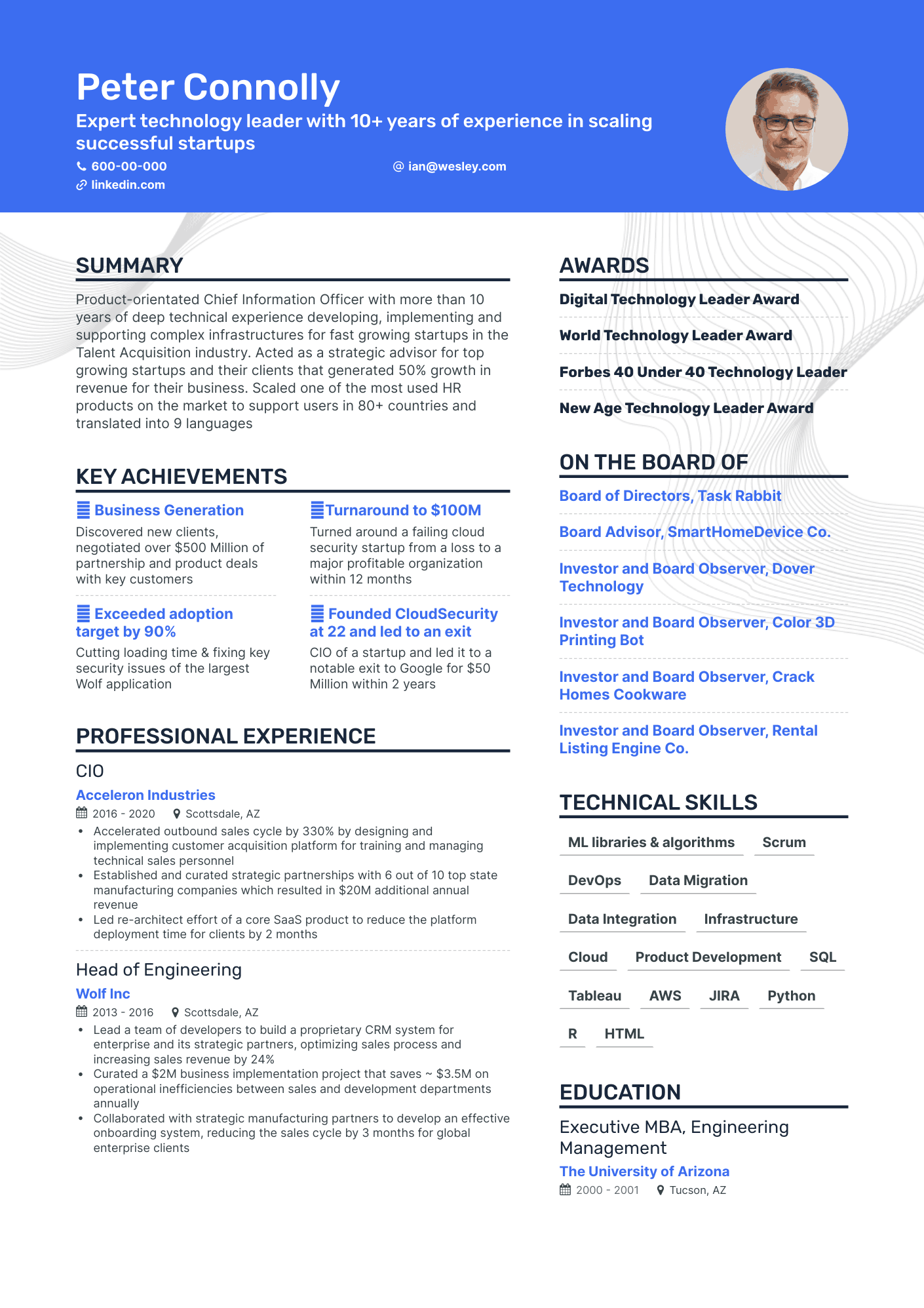 17 Executive Resume Examples & Guide for 2024