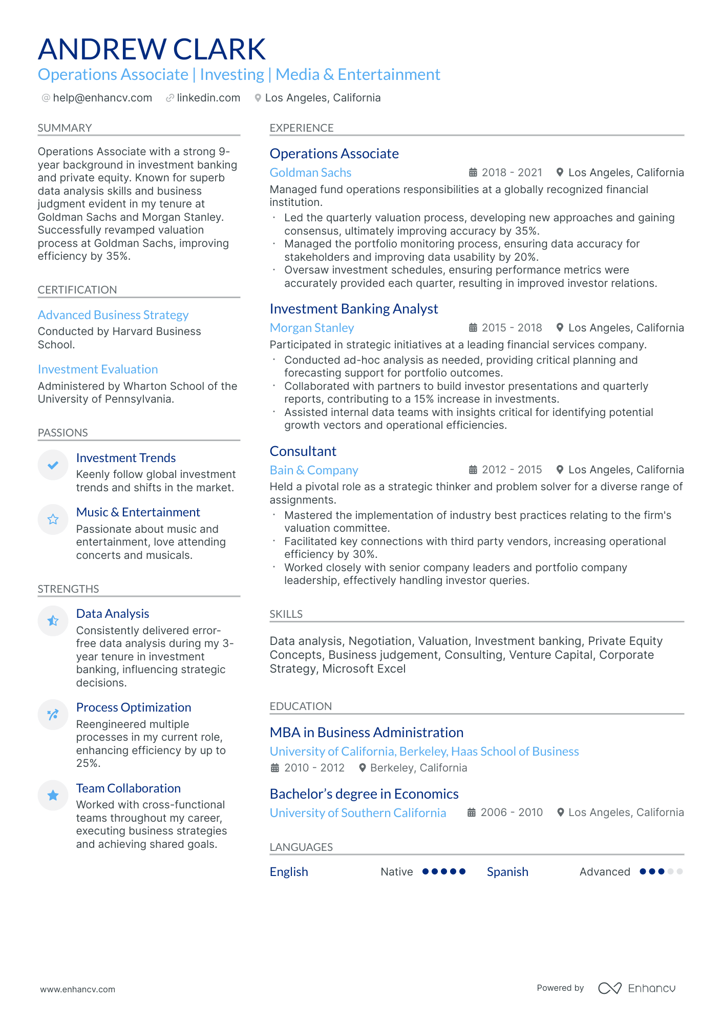 10 Operations Associate Resume Examples & Guide for 2026