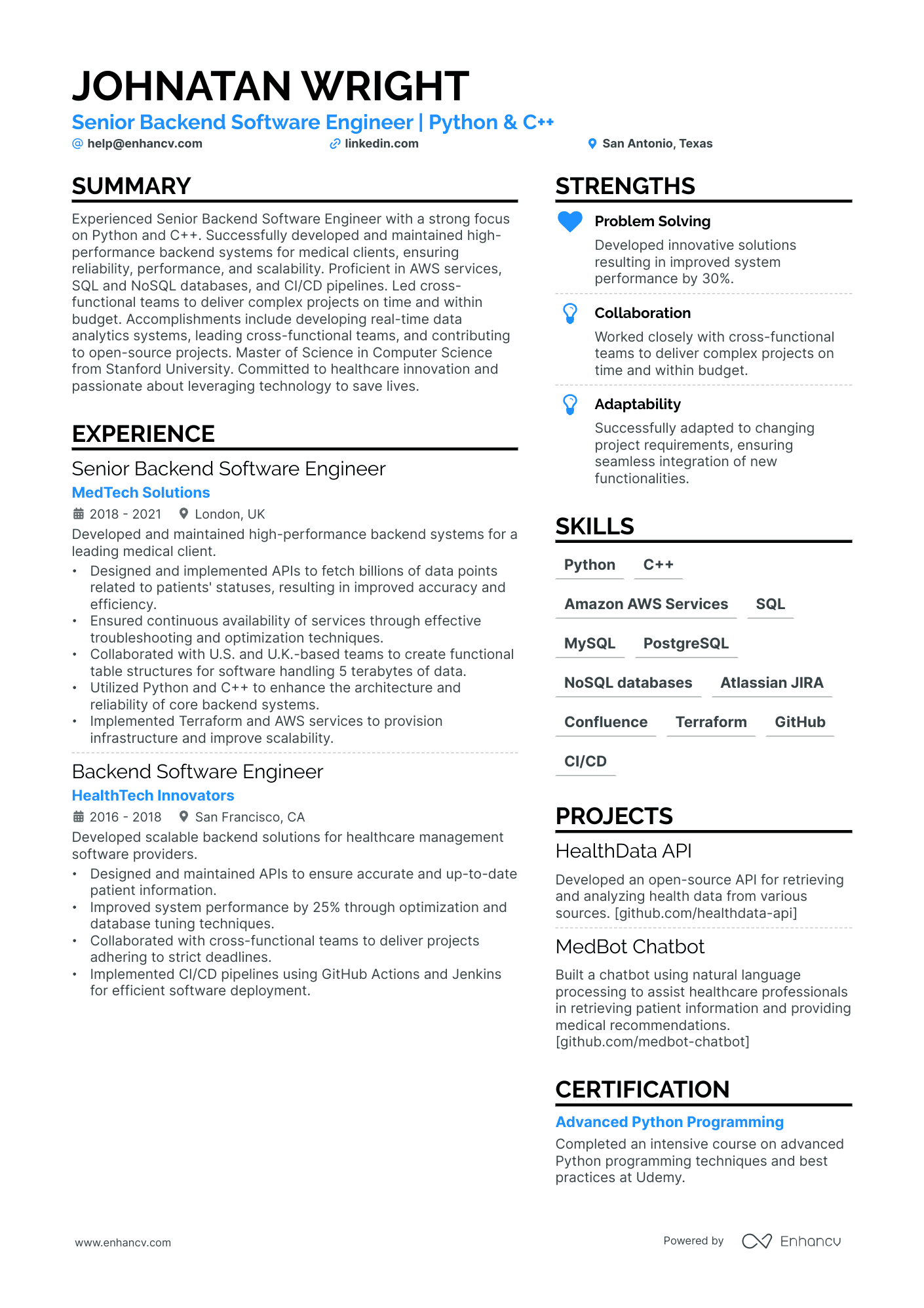 5 Junior Front-end Developer Resume Examples & Guide for 2024