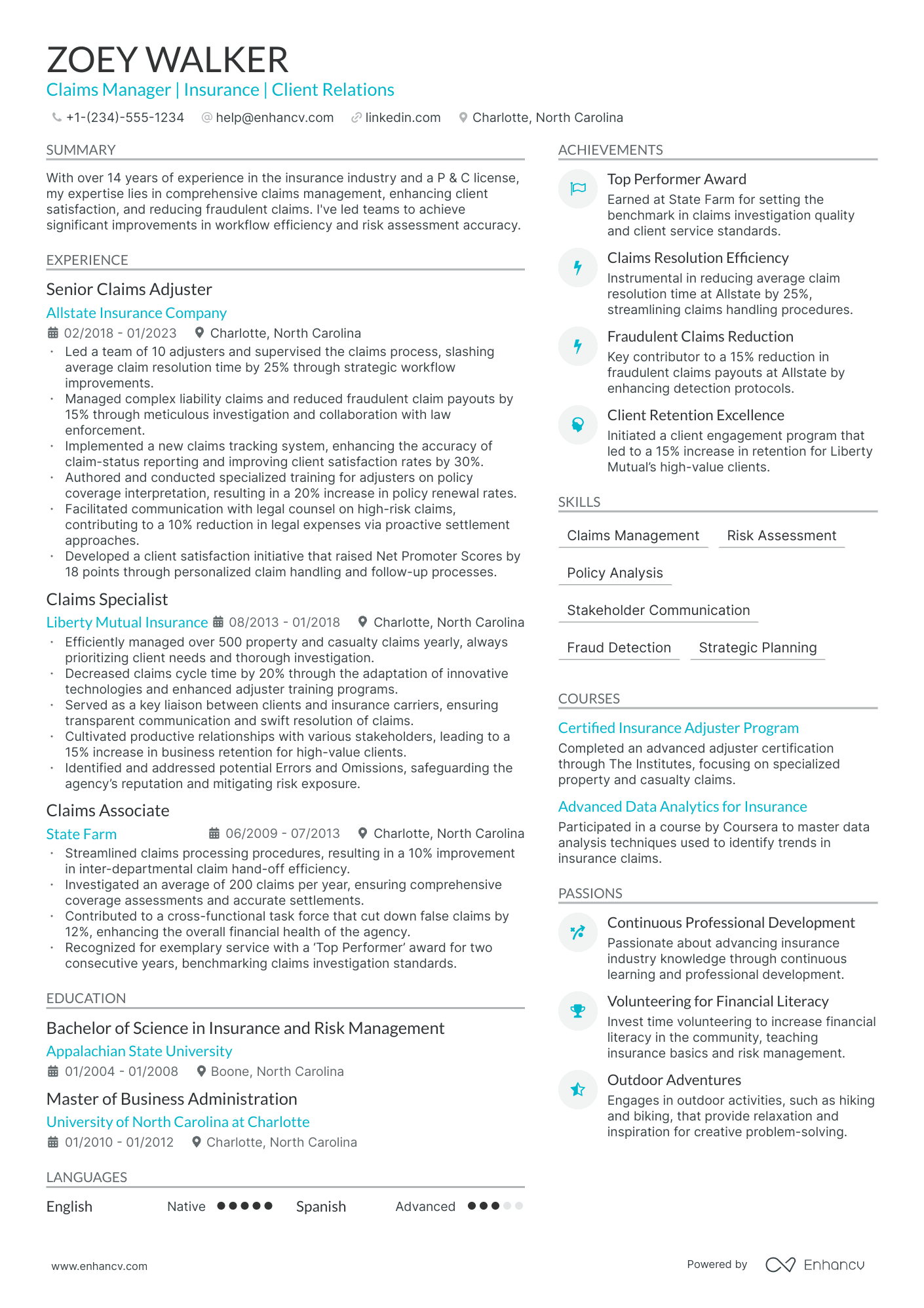 5 Claims Manager Resume Examples & Guide for 2024