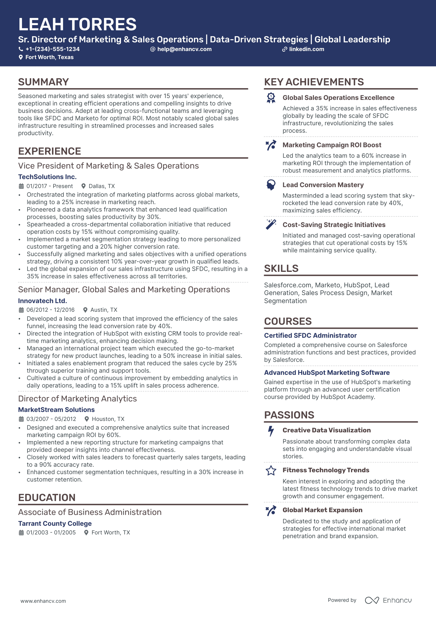 10 Marketing And Sales Resume Examples & Guide for 2026