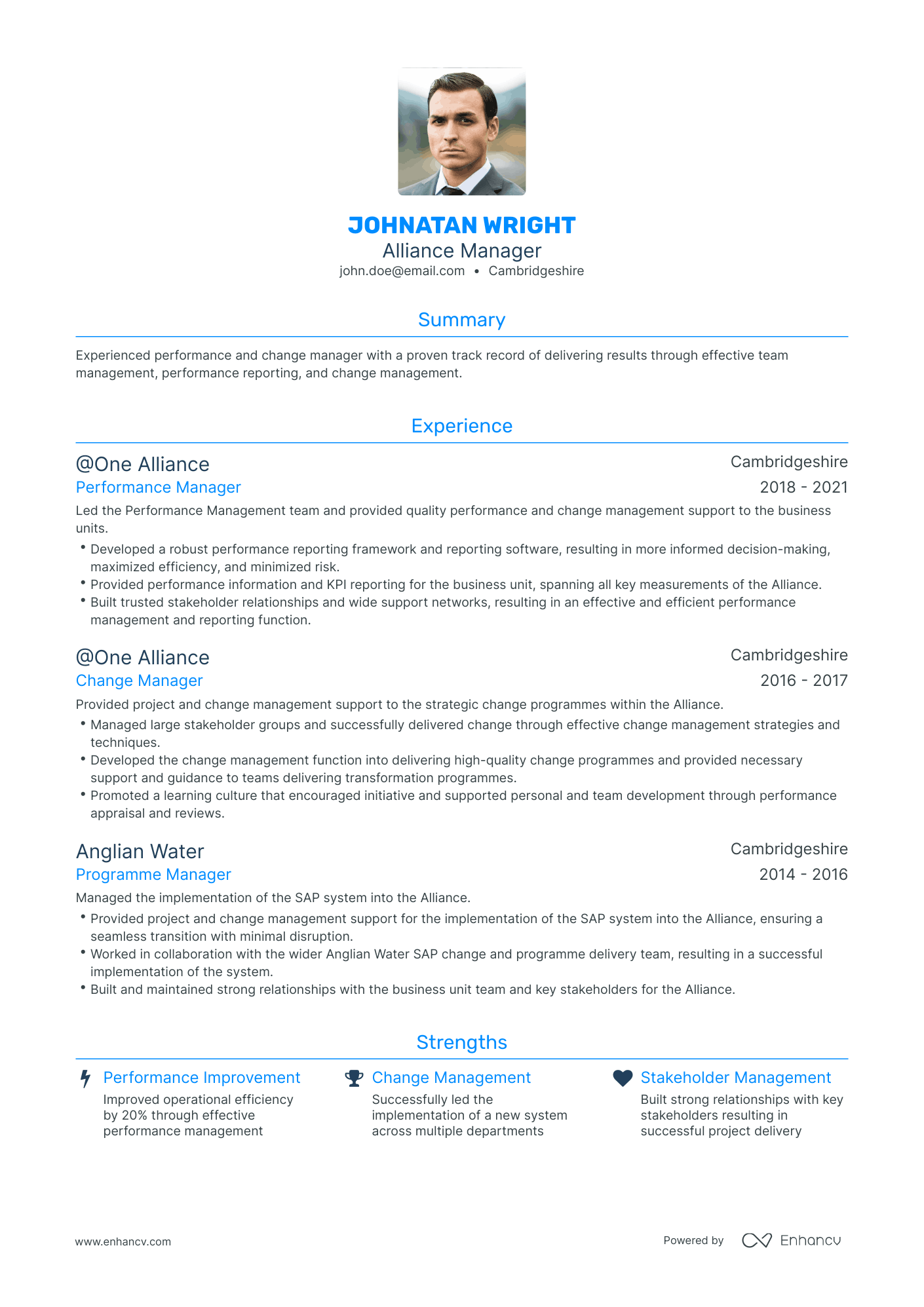 5 Alliance Manager Resume Examples & Guide for 2023