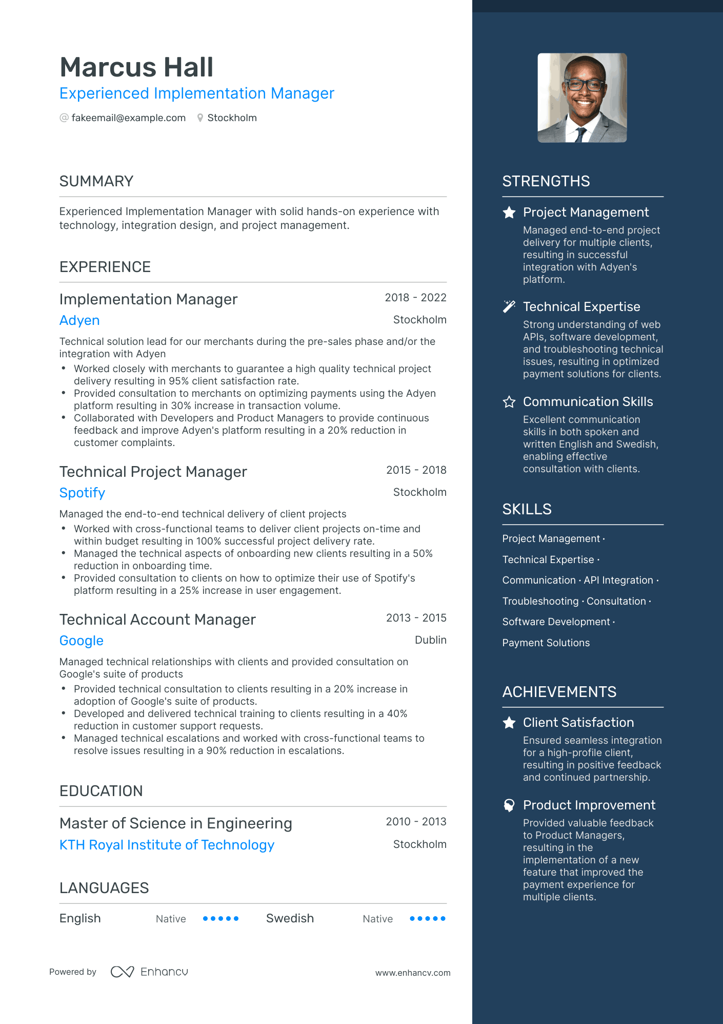 5 Implementation Manager Resume Examples & Guide for 2023