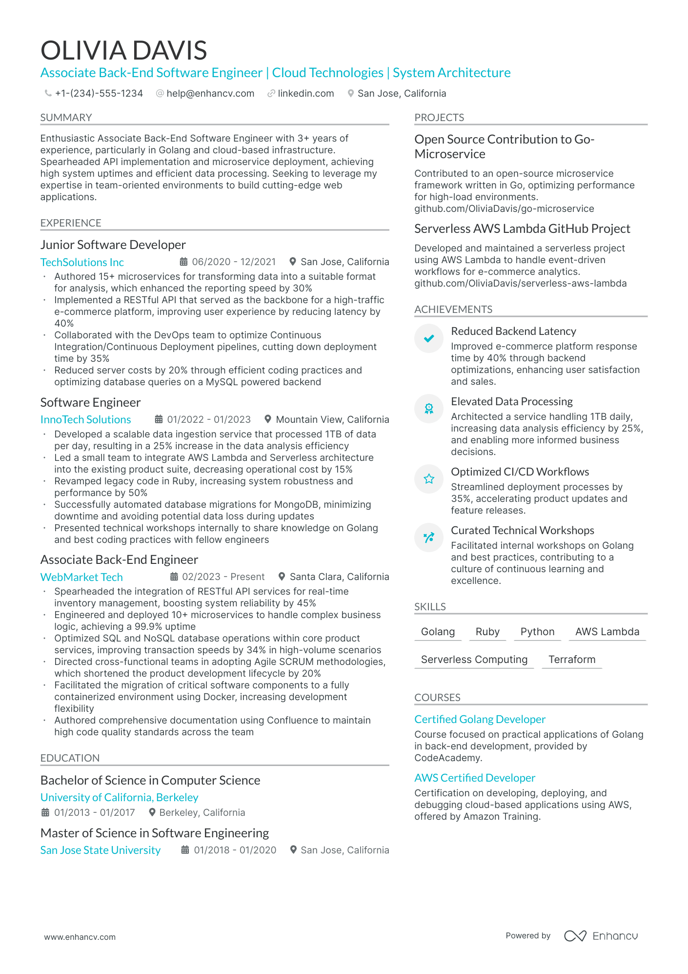 5 Associate Software Engineer Resume Examples & Guide for 2024