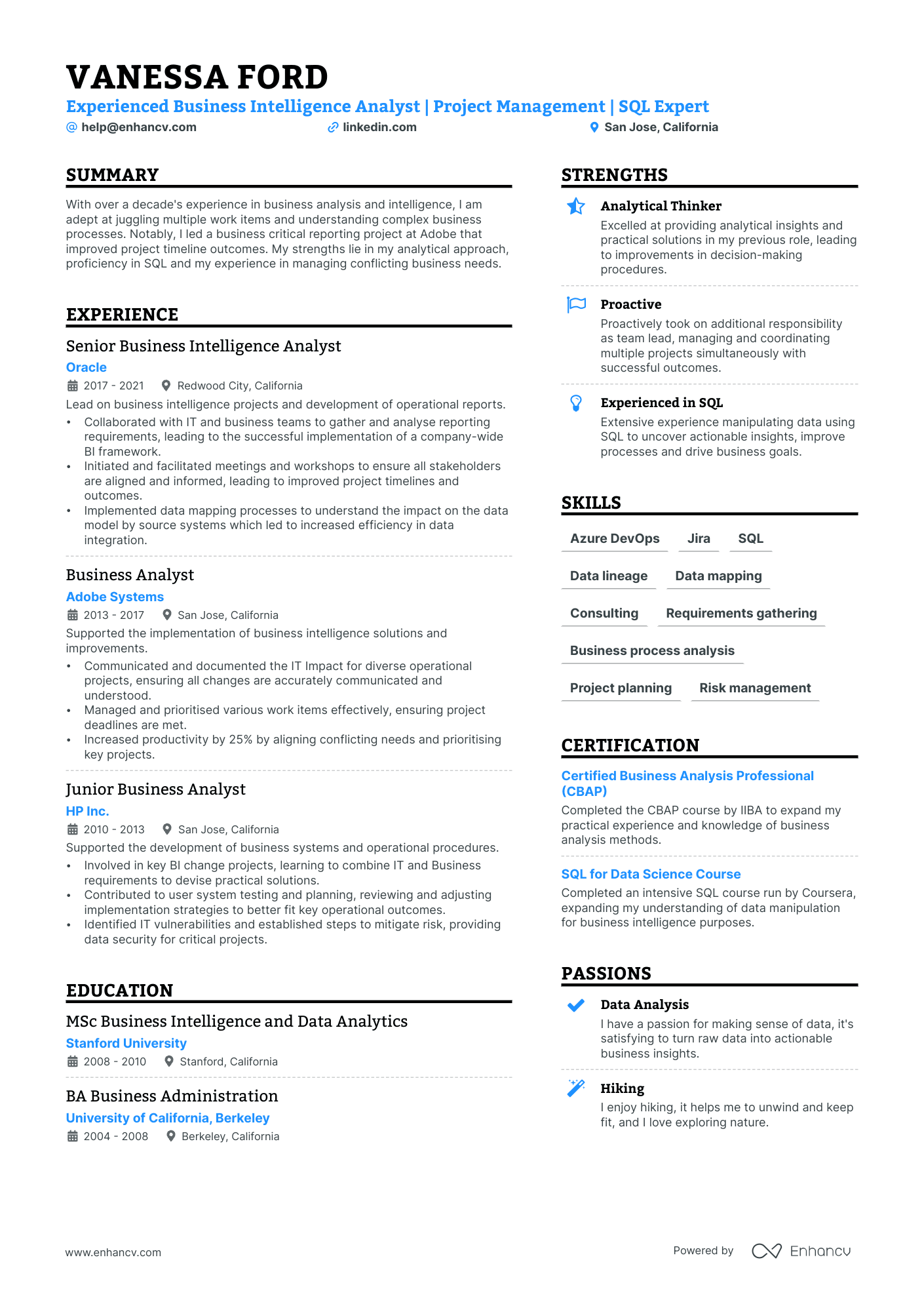 5 Business Intelligence Analyst Resume Examples & Guide for 2024