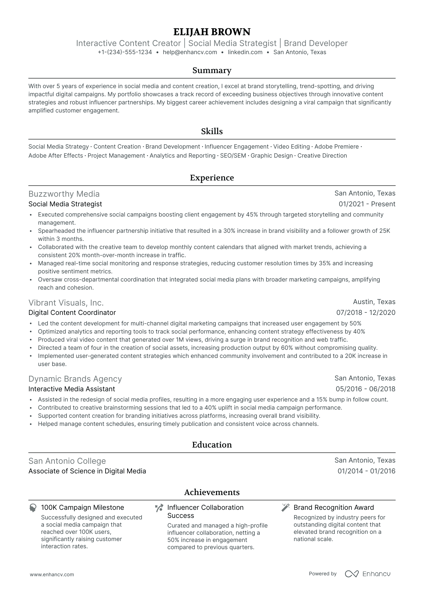 5 Interactive Designer Resume Examples & Guide for 2024