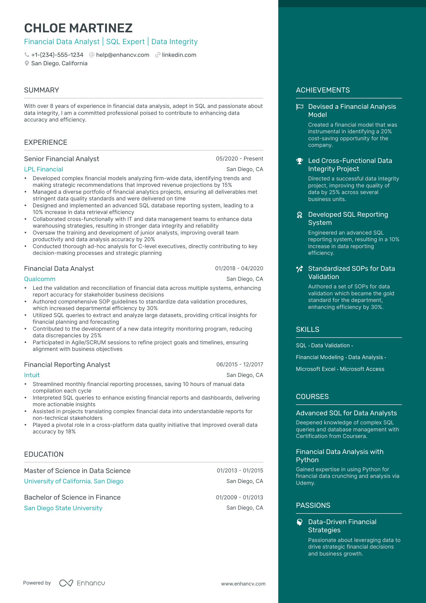 5 Data Quality Analyst Resume Examples & Guide for 2024