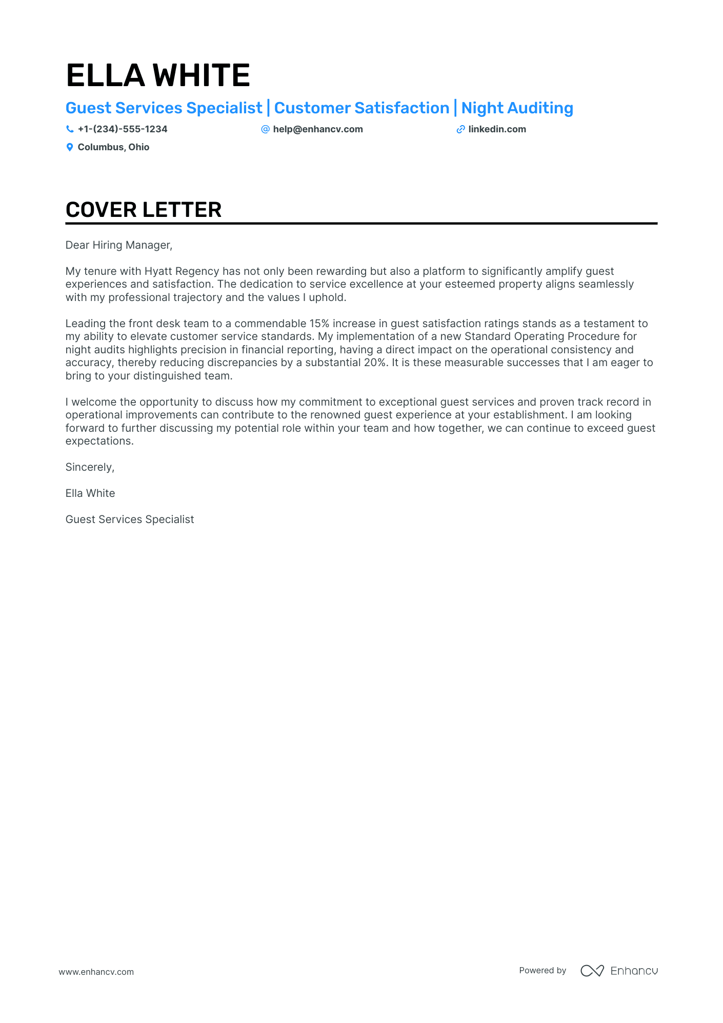 15 Professional Auditor Cover Letter Examples and Template for 2024 ...