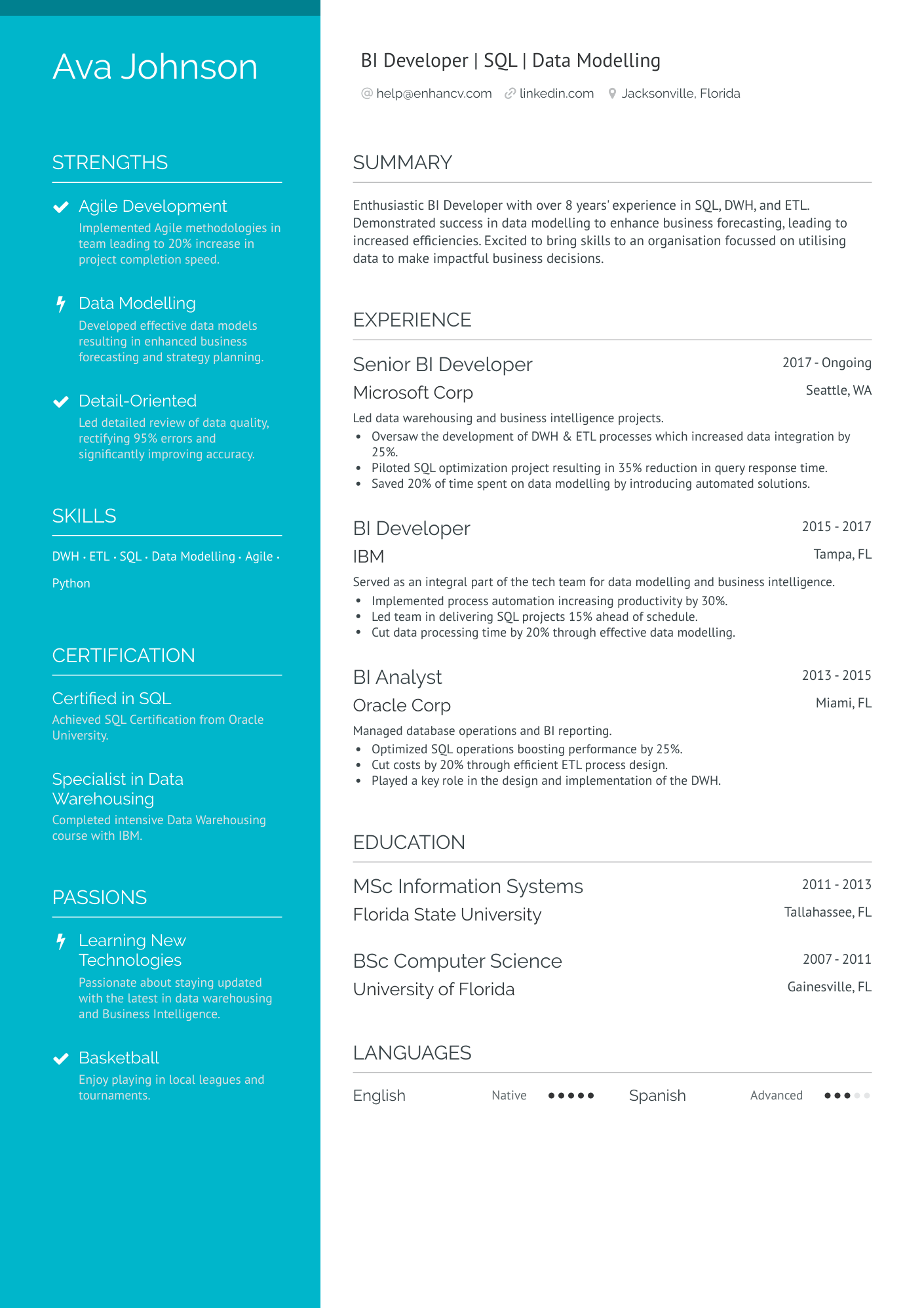 10 ETL Developer Resume Examples & Guide for 2024