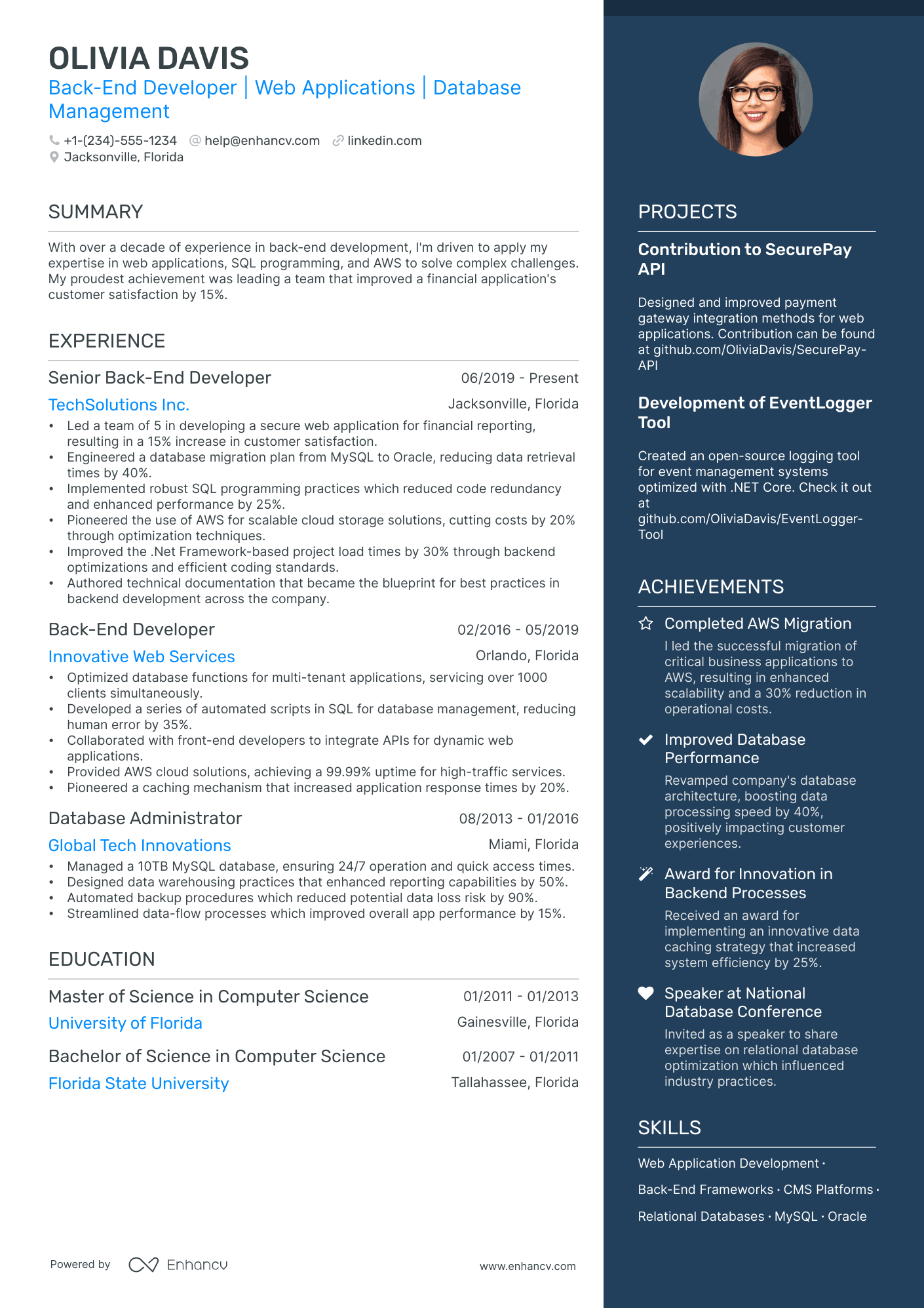 5 Freelance Developer Resume Examples & Guide for 2024