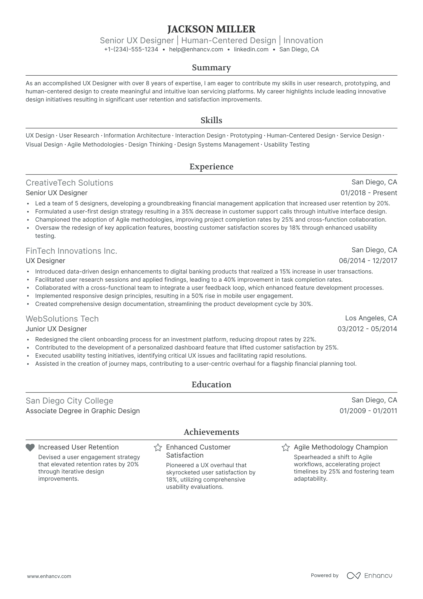 5 App Designer Resume Examples & Guide for 2024