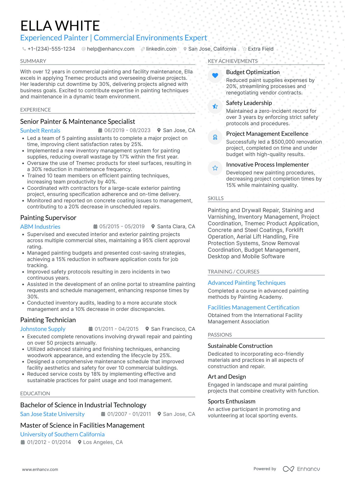 Picture of 19 Contractor Resume Examples & Guide for 2026