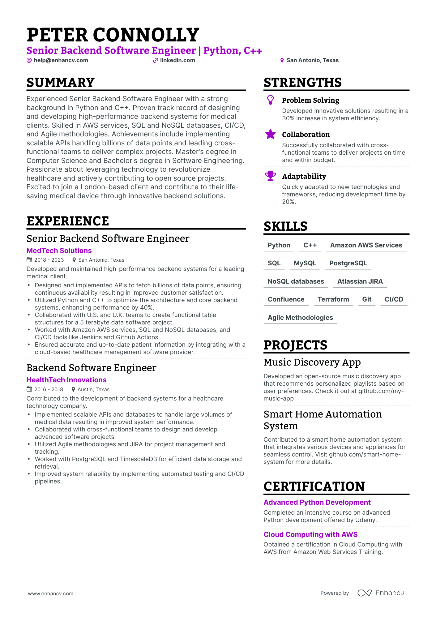 5 Senior Network Engineer Resume Examples & Guide for 2024