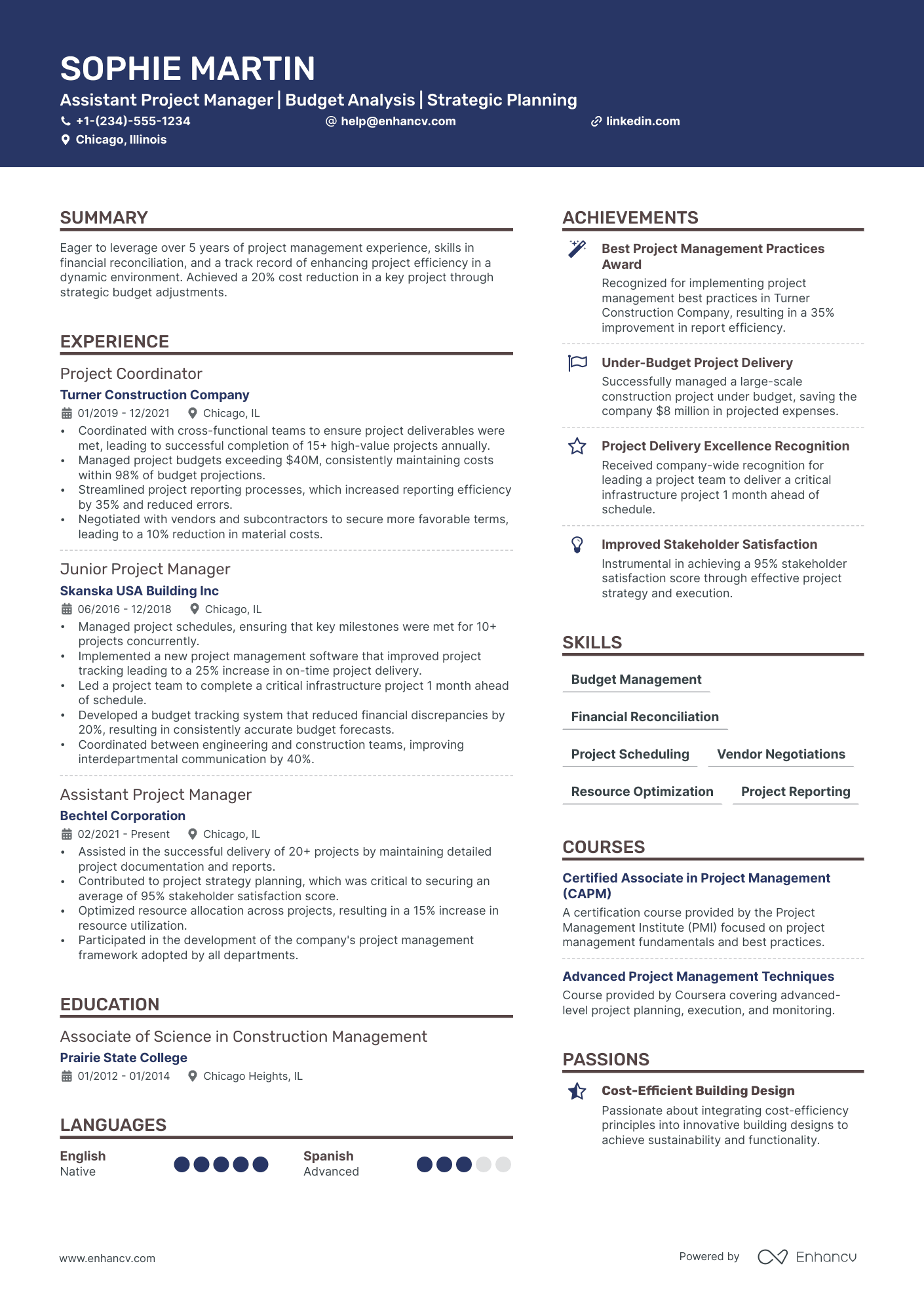 5 Assistant Project Manager Resume Examples & Guide for 2024