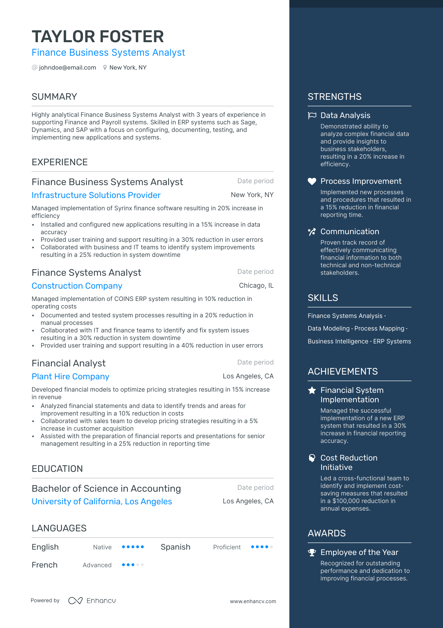 20 Business Analyst Resume Examples & Guide for 2024